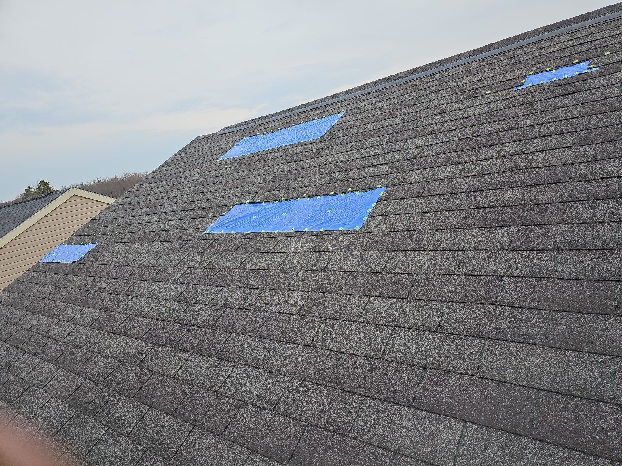 ATLAS PINNACLE COLOR: BLACK SHADOW DRIP EDGE: WHITE by Eagle Eye Roofing