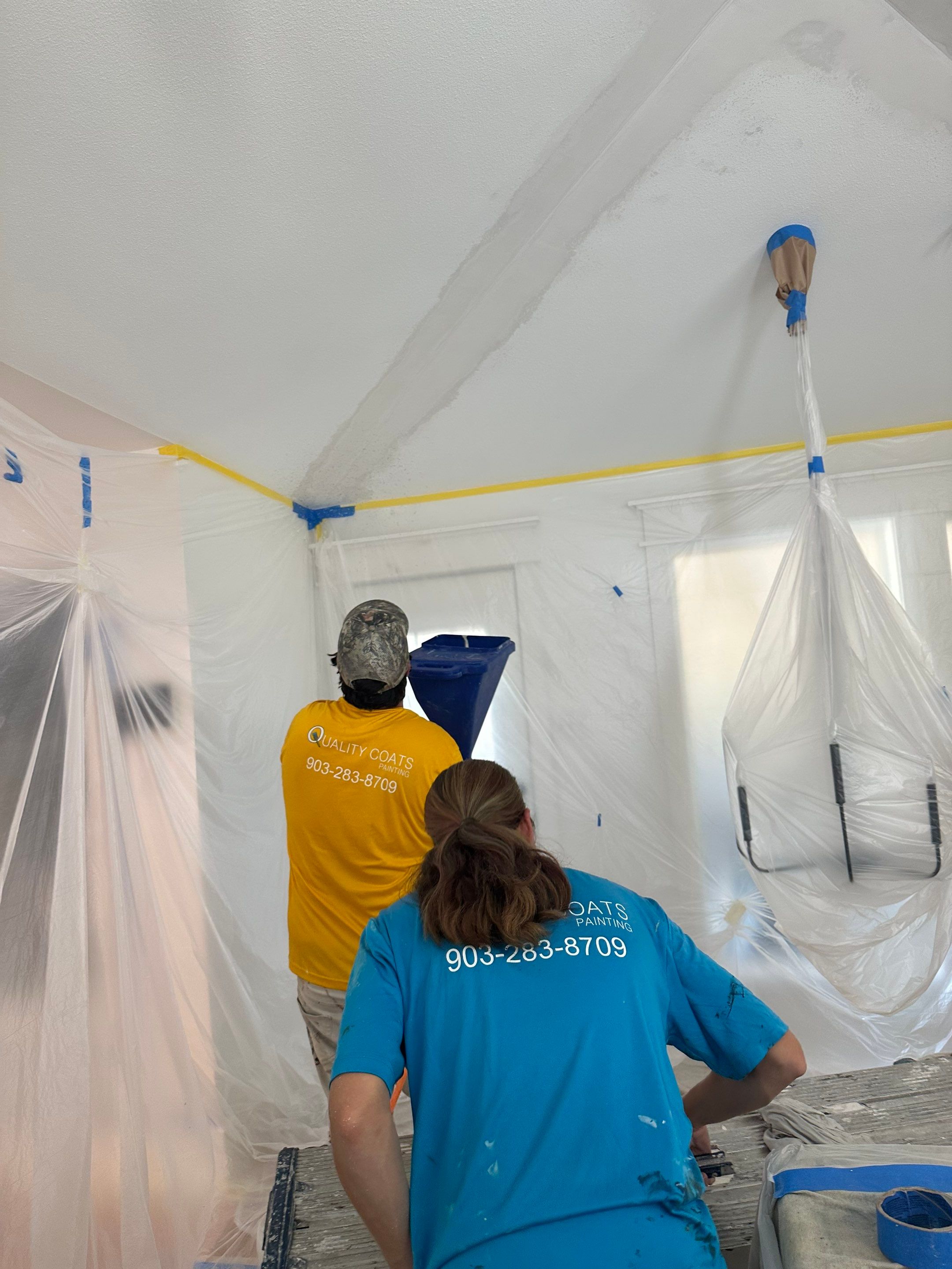 Interior Kitchen Painting & Drywall Texturing – Longview, Texas by Quality Coats Painting