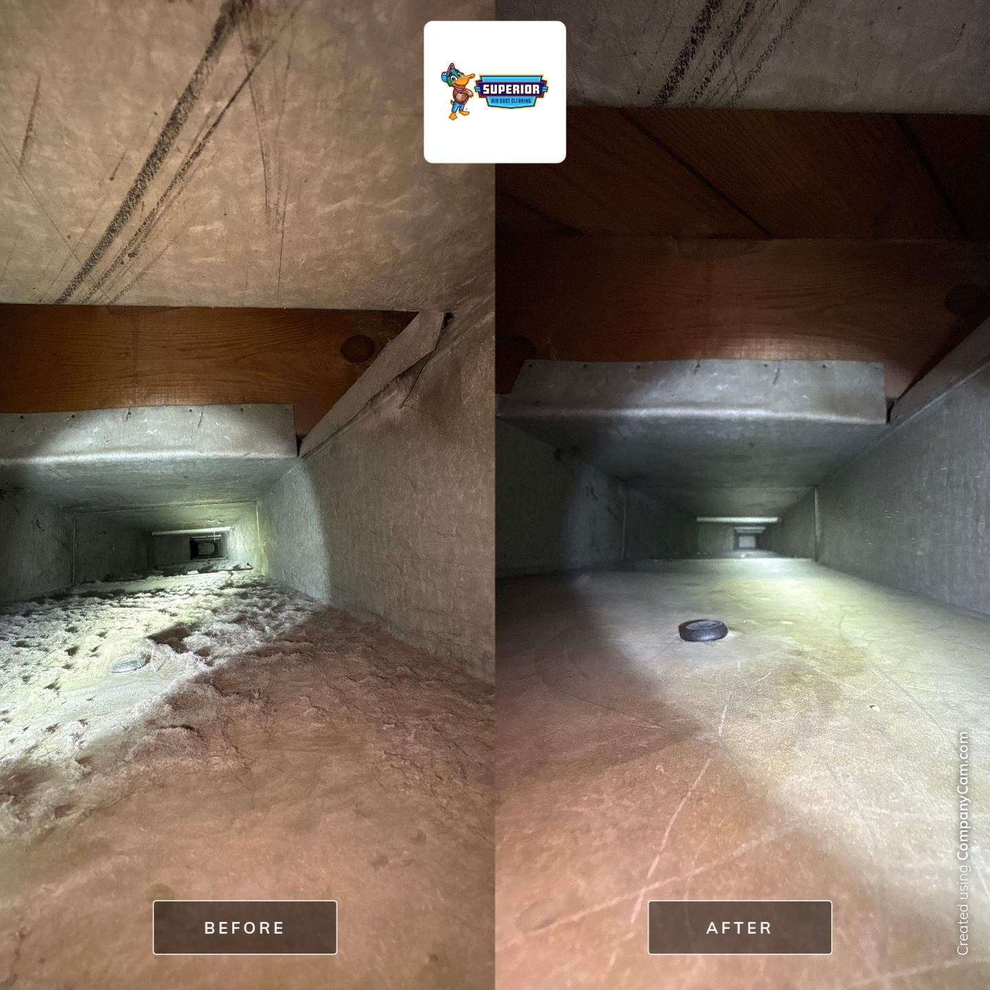 Air Duct Cleaning With a Vacuum Truck in Boardman, OH by Superior Air Duct Cleaning