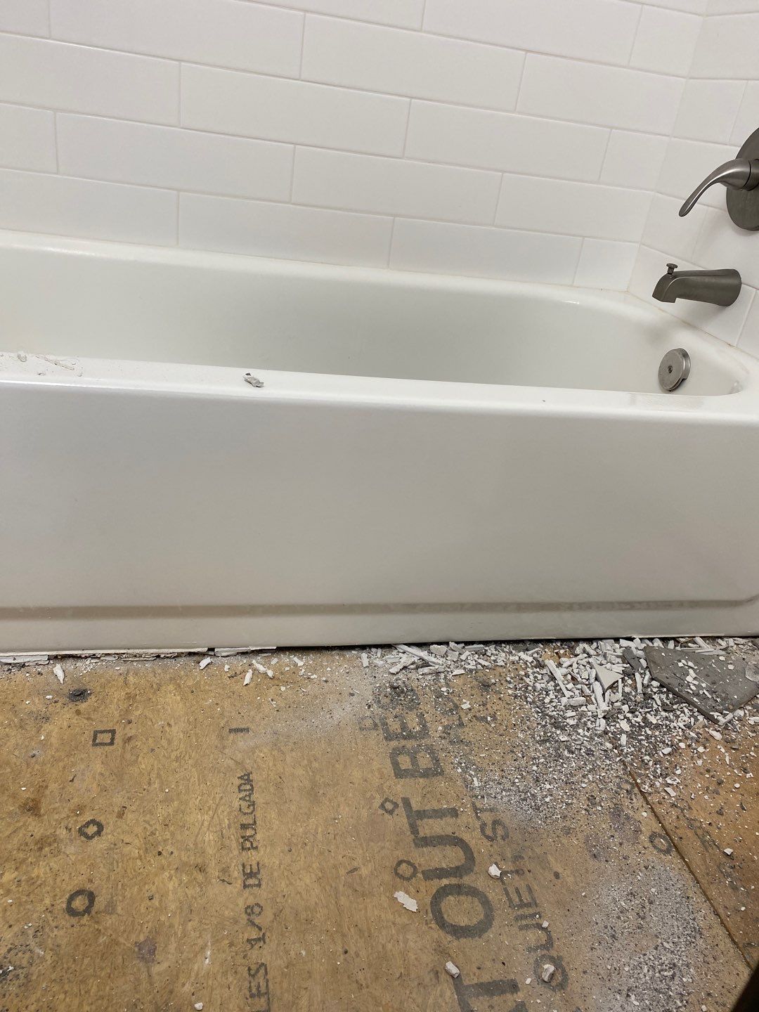 Bathroom Remodel using Two new bathroom design and new floors by Alpha Design Services