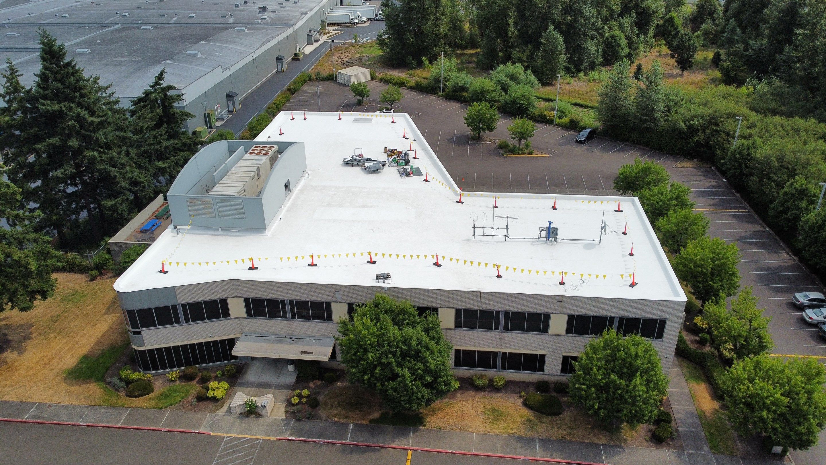 Commercial Roofing Replacement using TPO by Vitan Construction LLC 