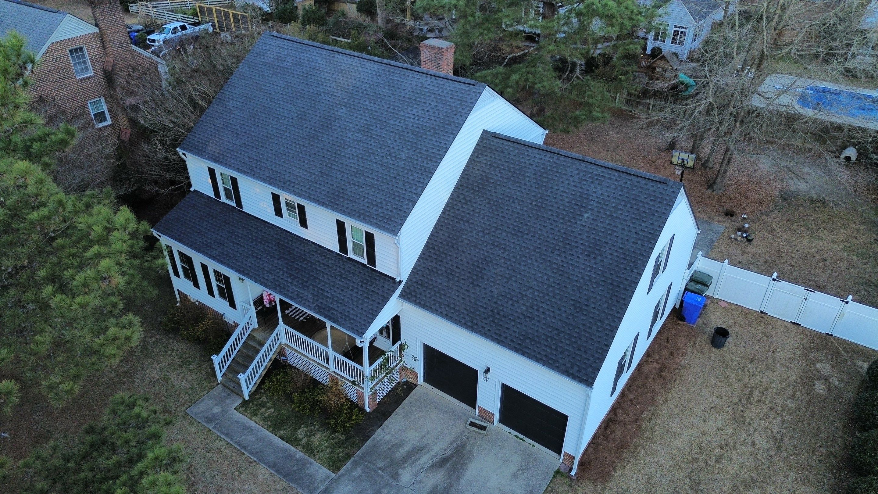 GAF HDZ Charcoal by Skybird Roofing