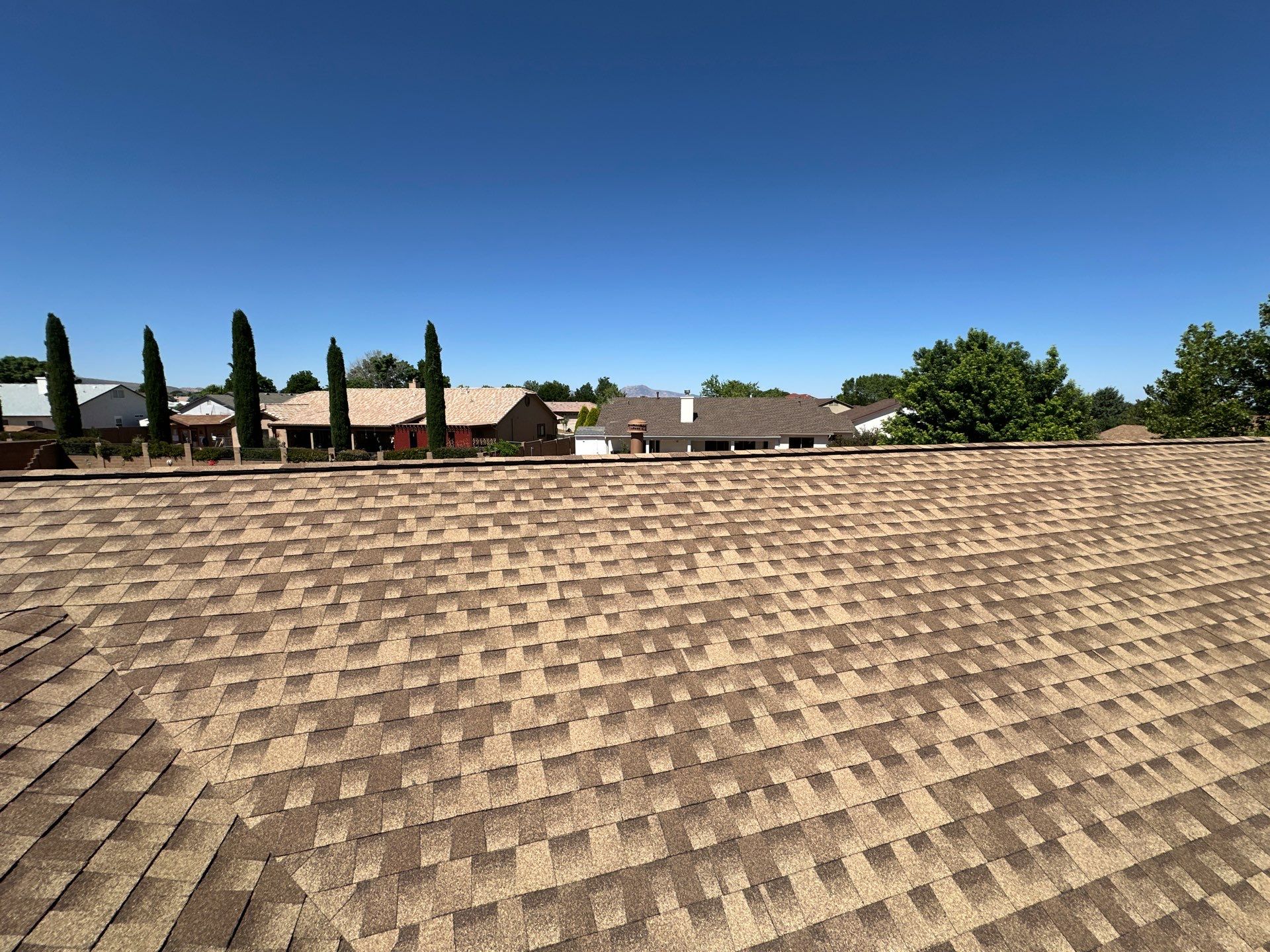 Prescott Valley Roof Replacement With GAF Timberline HDZ Shakewood Shingles by Badger Roofing