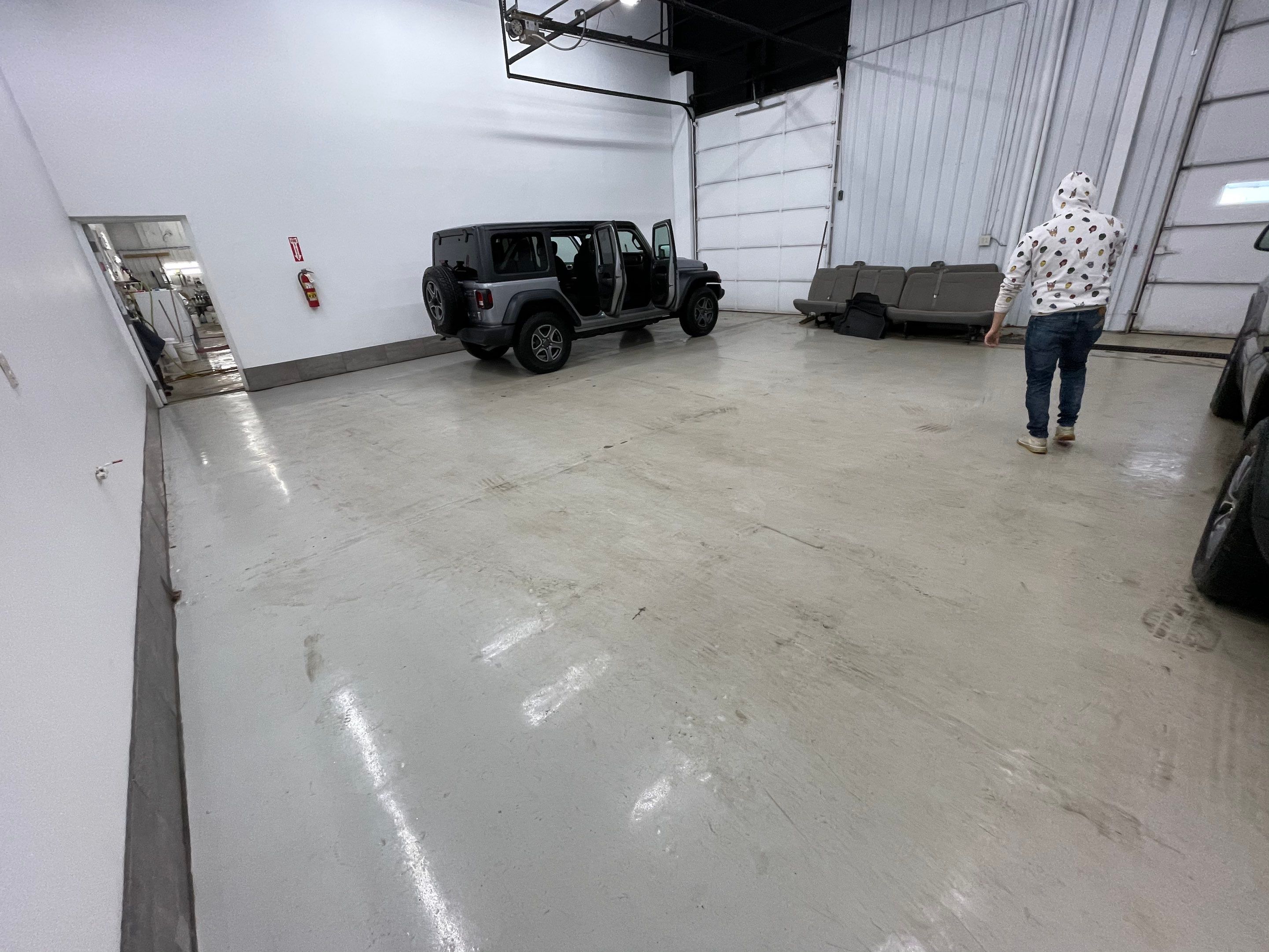 Commerical  using Domino by Fantastic Floors by Miller Custom Exteriors 