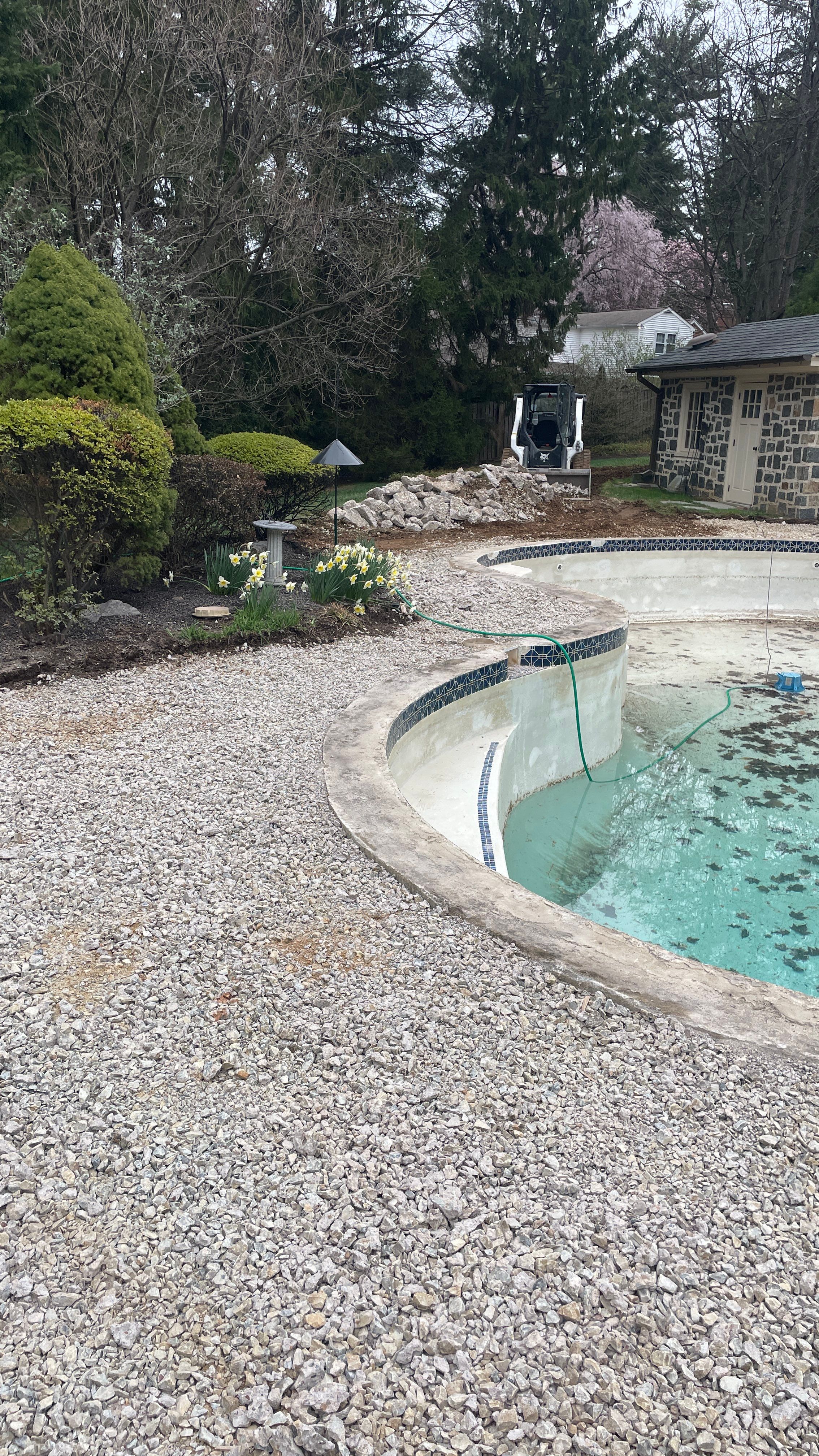 Exposed Aggregate Pool Deck Renovation in Villanova by Architectural Concrete Design