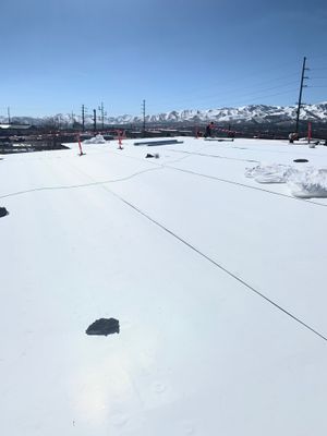 Commercial Roofing Installation using GAF TPO