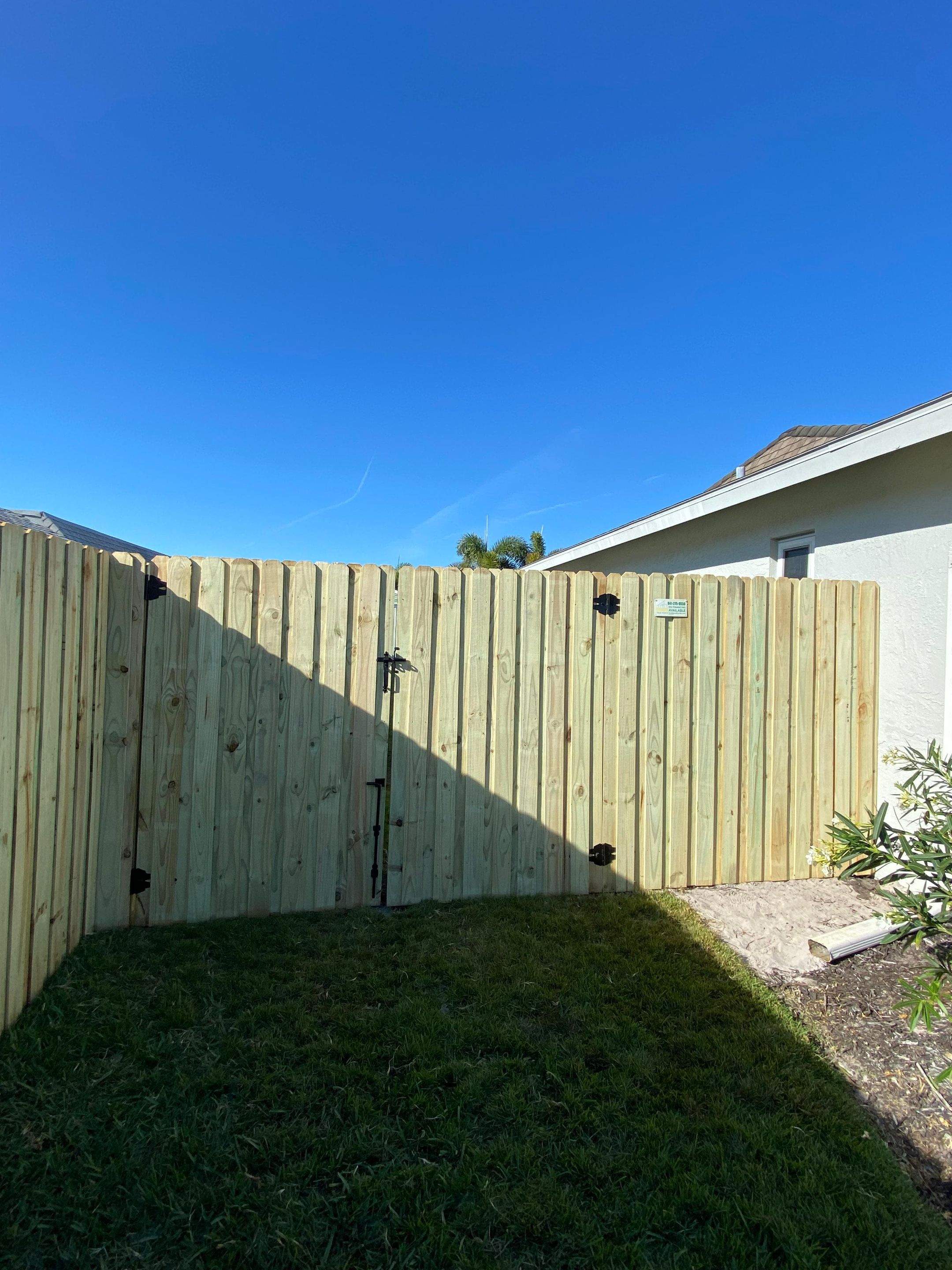 Wood Install in Bradenton by True Fence LLC