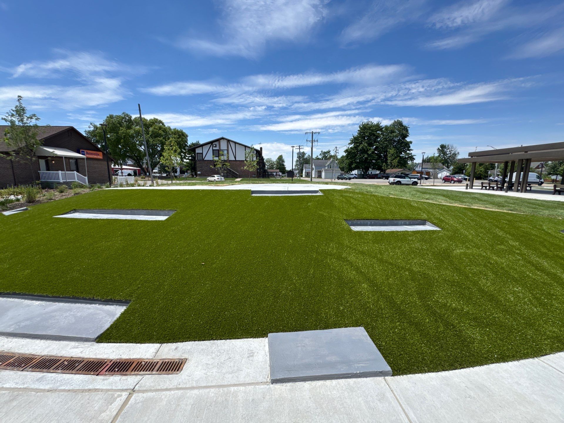 Batesville Library Event Lawn by ForeverLawn NEIN/INDY