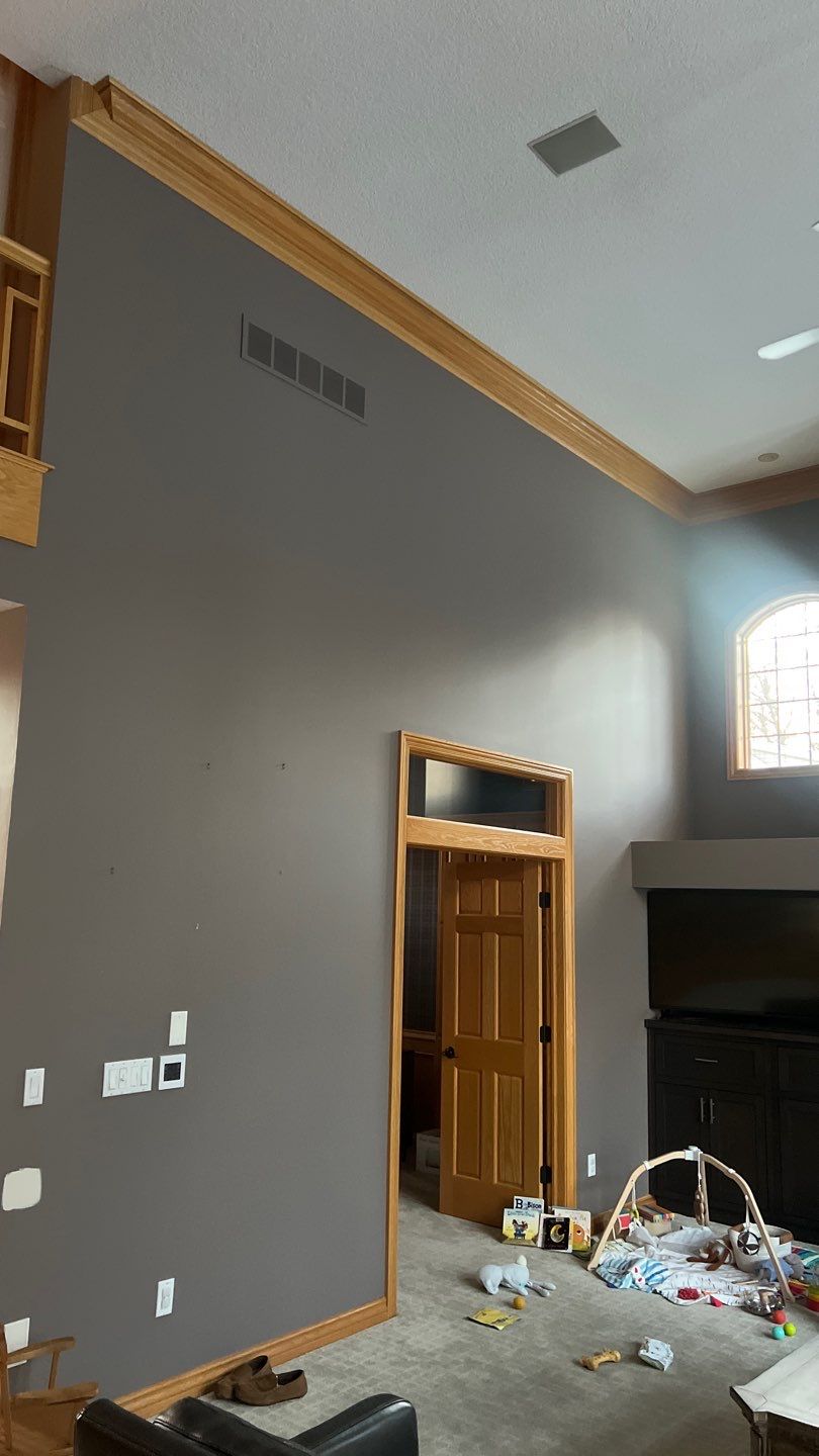 Interior repaint  by Cutting edge painting 