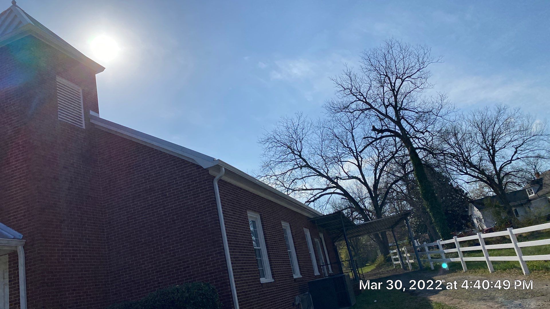 Primitive Baptist Church using Standing Seam Metal by Just In Time Roofing and Restoration