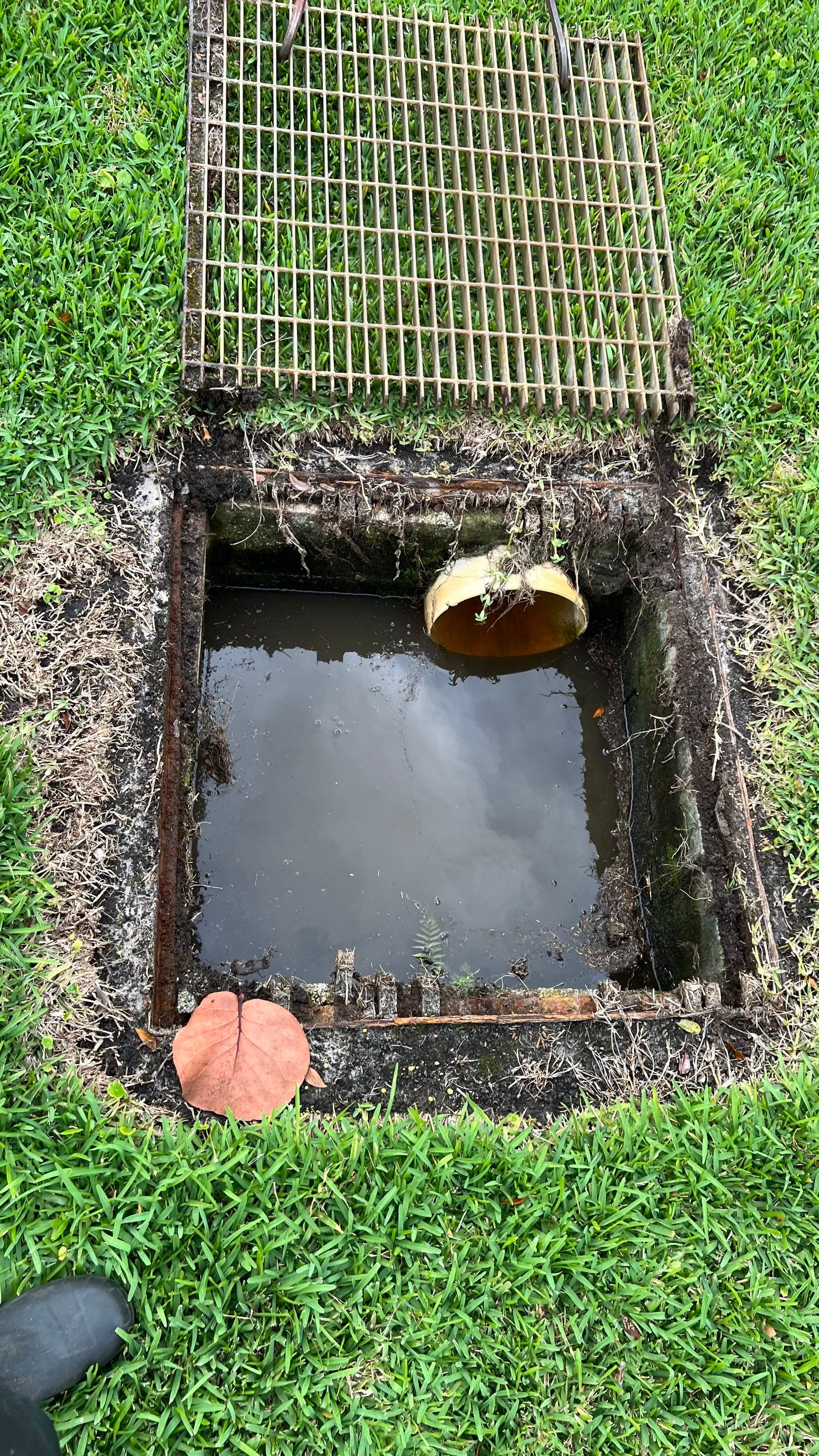 Naples Private Airport Community Catch Basin Cleaning by APS Power & Water