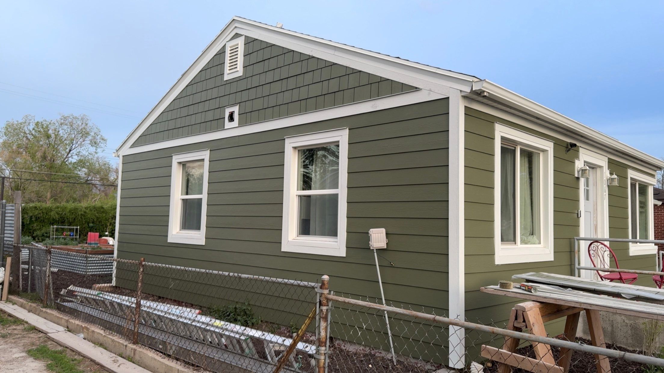Salt Lake Area | Hardie Multi-Texture Upgrade | Arctic White Trim by Ideal Siding Utah
