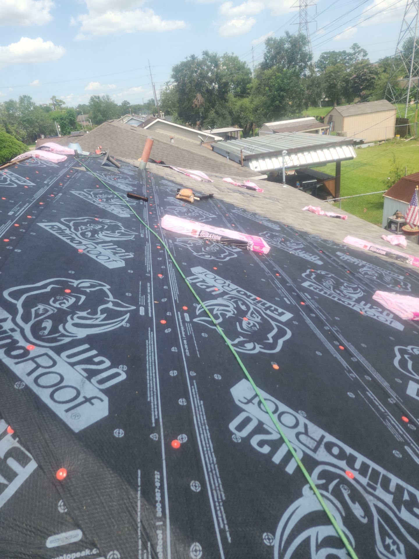 Residential Roofing Installation using Owen's Corning Duration (Lifetime) Shingles by Roof Repair Company