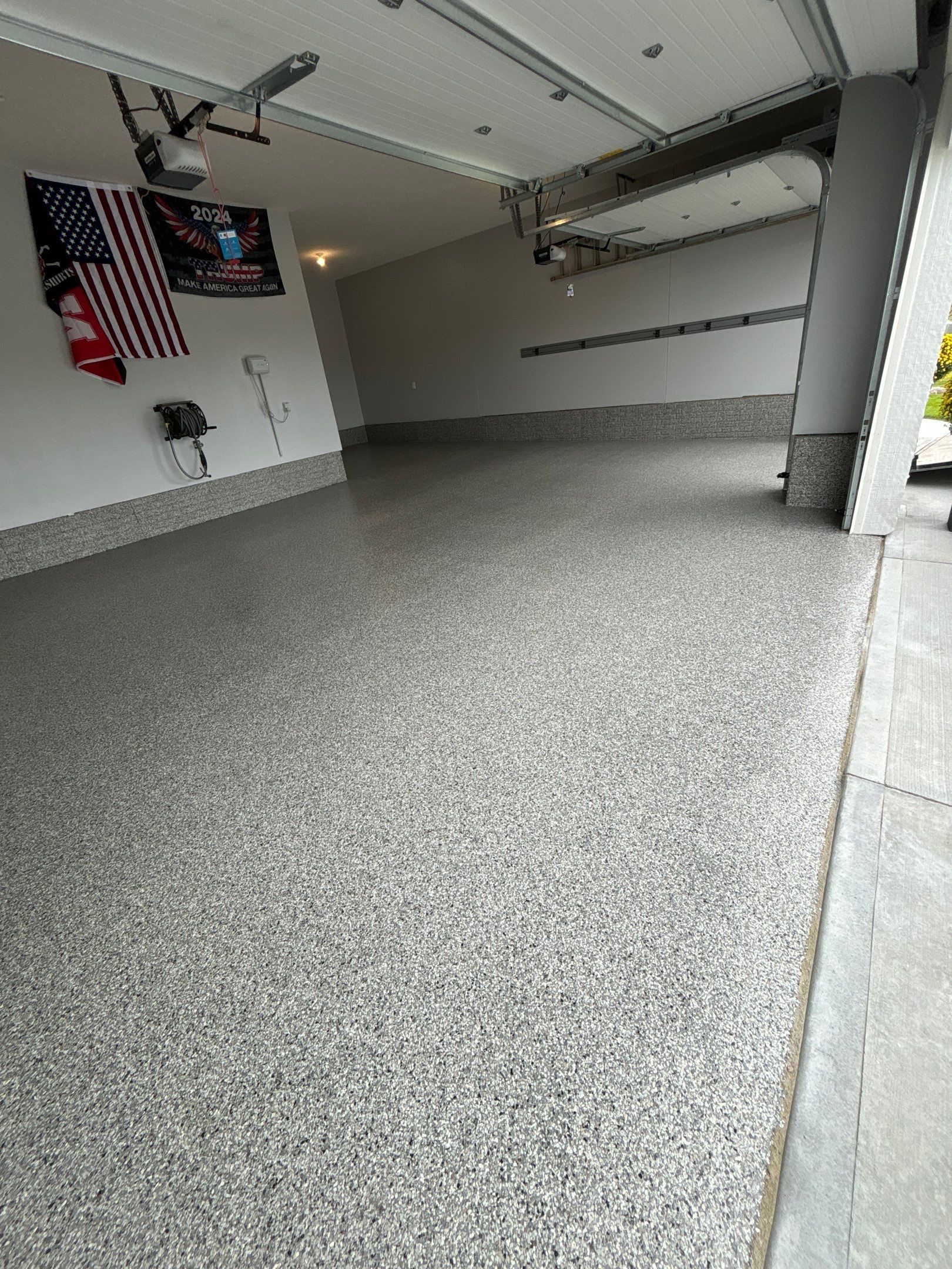 NEW Carbon Flake Coating by Revival Concrete Coatings, LLC