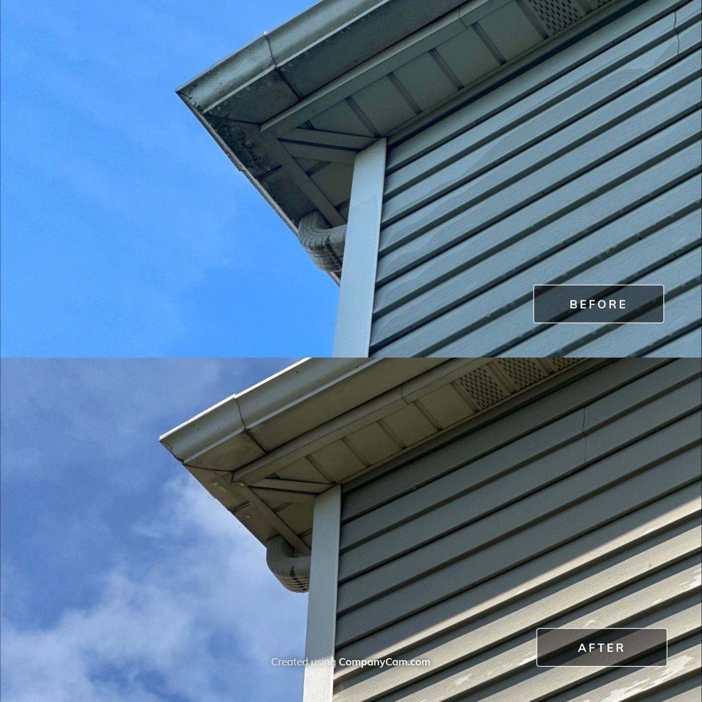 Project in Round Lake by Simmons Power & Soft Washing