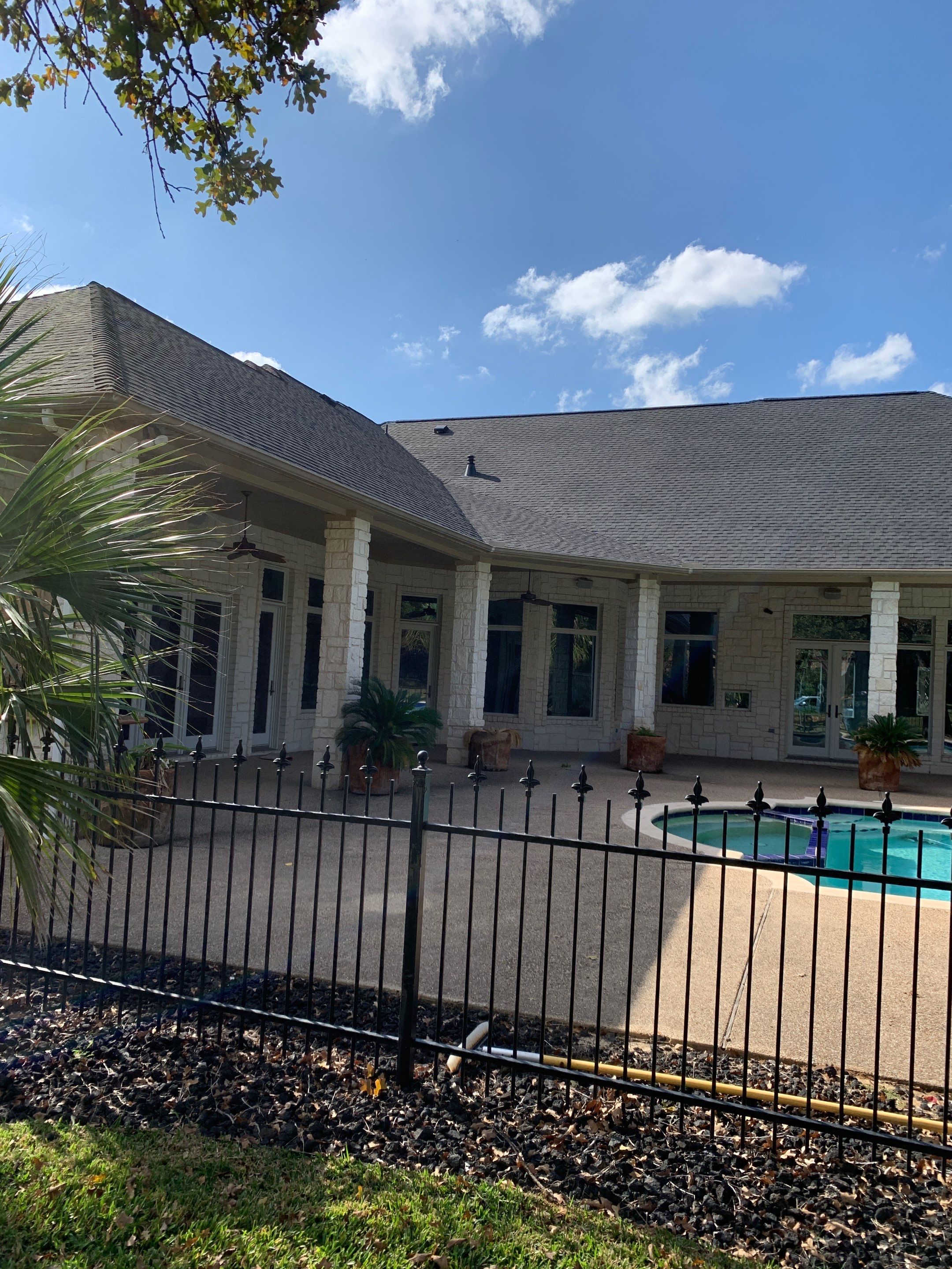 Huge Estate - Residential Roofing Installation using GAF Timberline HDZ Shingle System by First United Roofing & Construction