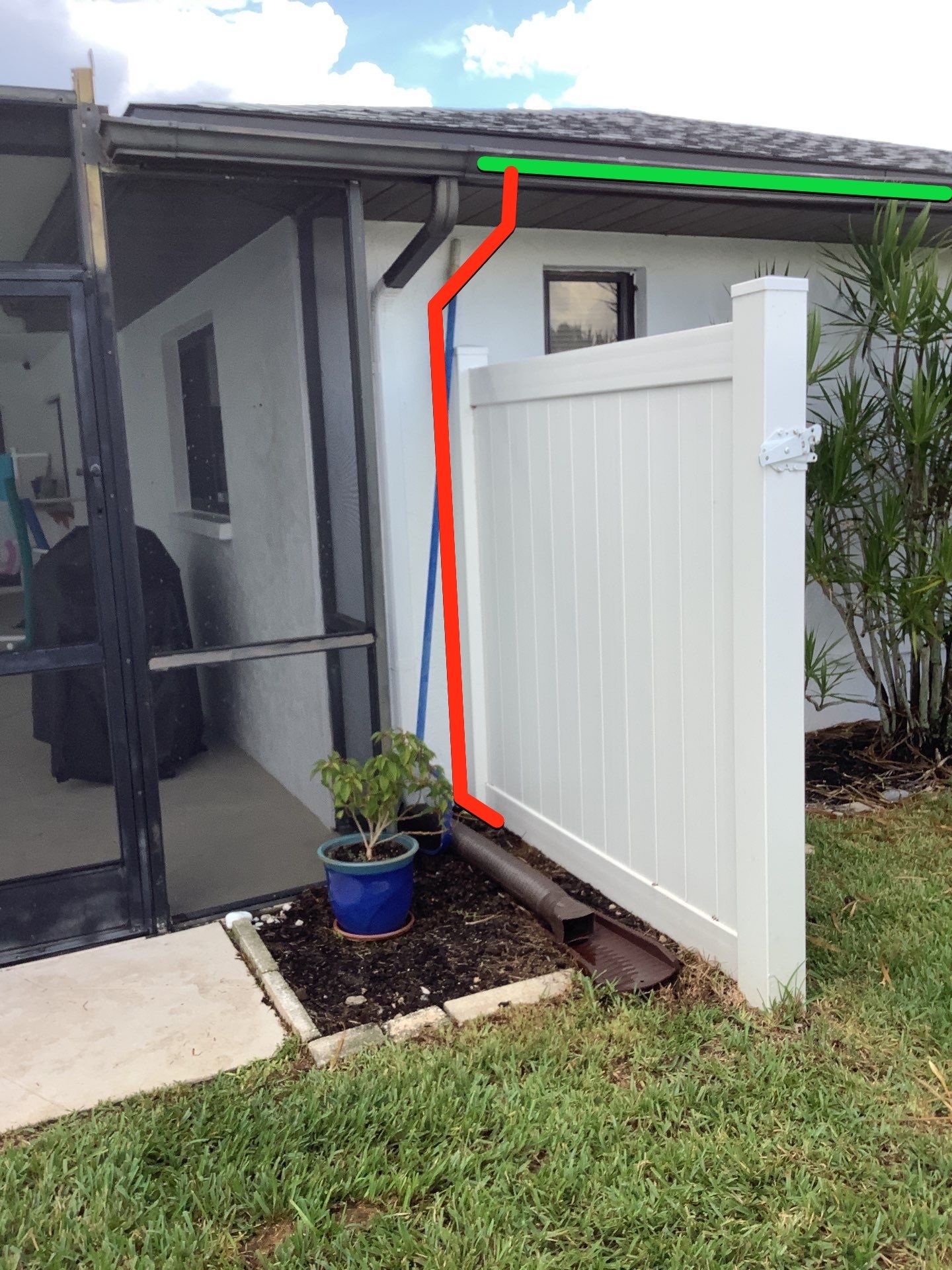 6 Inch Seamless Gutters using Musket Brown Seamless Gutters in Cape Coral FL by Gutter Professors