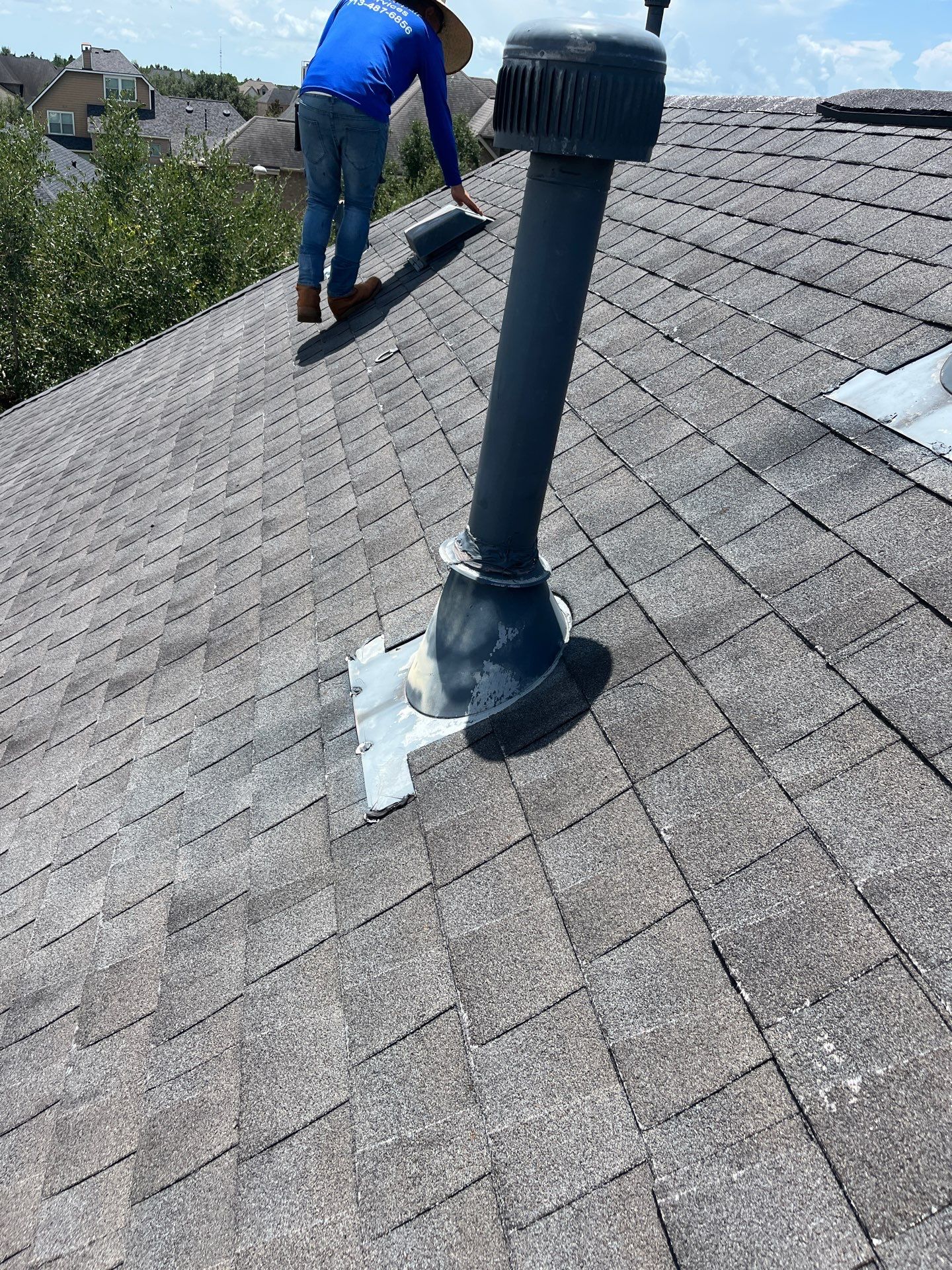 Hail Damage using Owen's Corning Duration (Lifetime) Shingles by Roof Repair Company