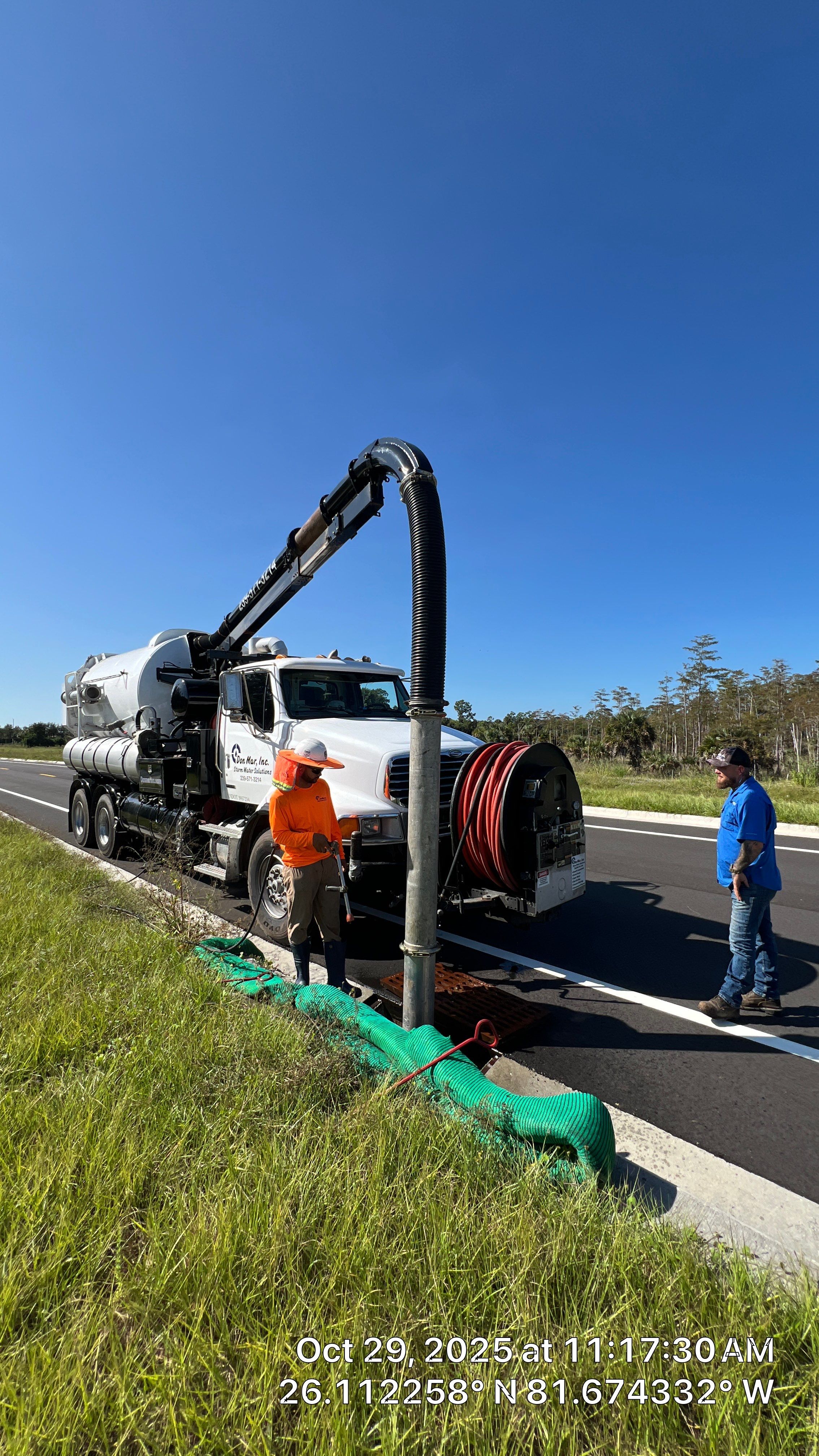 New Construction Road off Rattlesnake in Naples by Don Mar, Inc. Storm Water Solutions