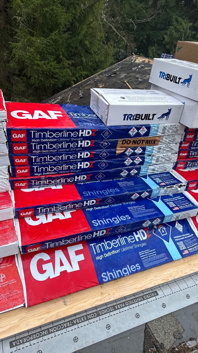 Residential Roofing Installation using GAF HDZ Shingles by Roofing Formula LLC