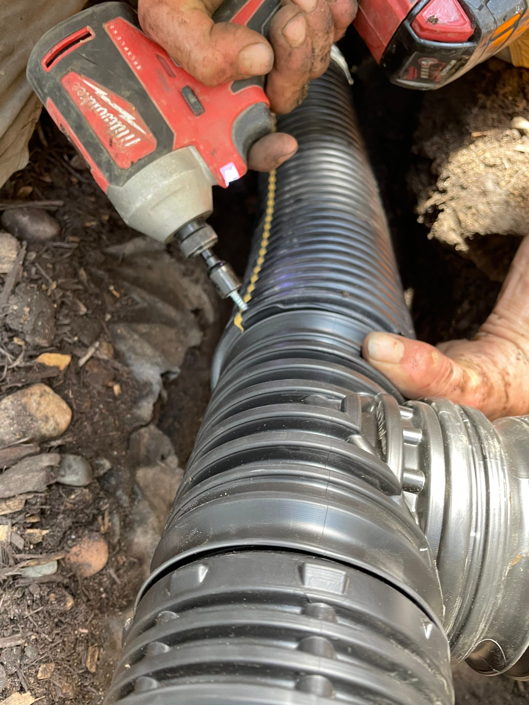 Peter's French Drain and Roof Runoff System Upgrade by Waterproofing Northeast