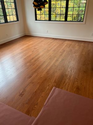 New construction home with a nice warm color