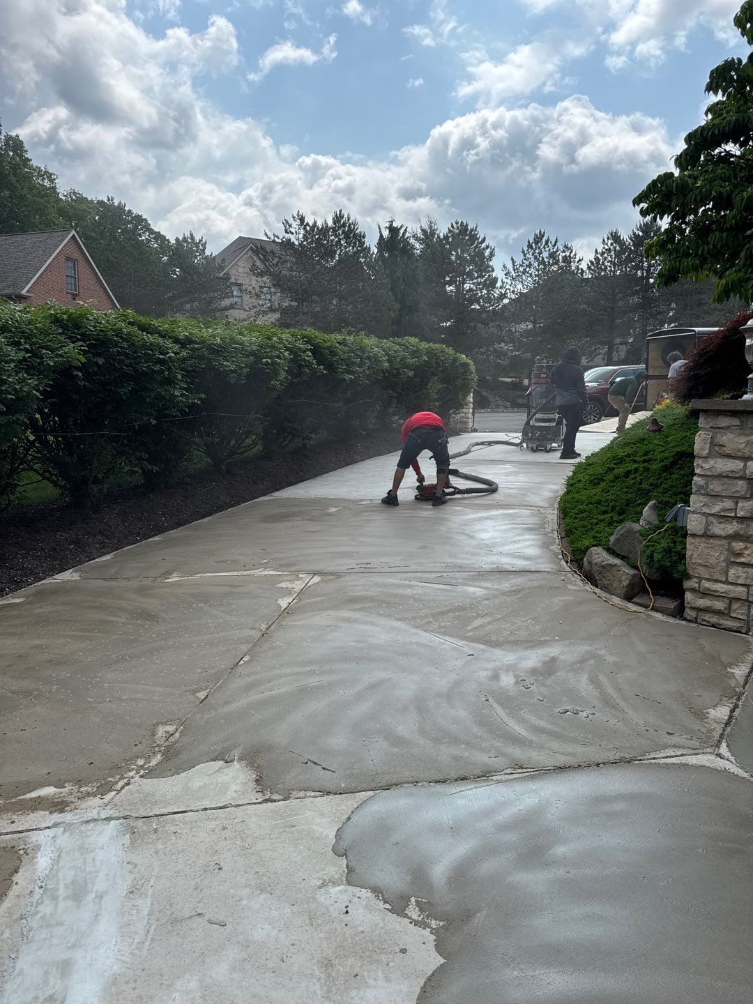 Driveway Walkway Patio Project in Canonsburg by Floors in a Day, Inc