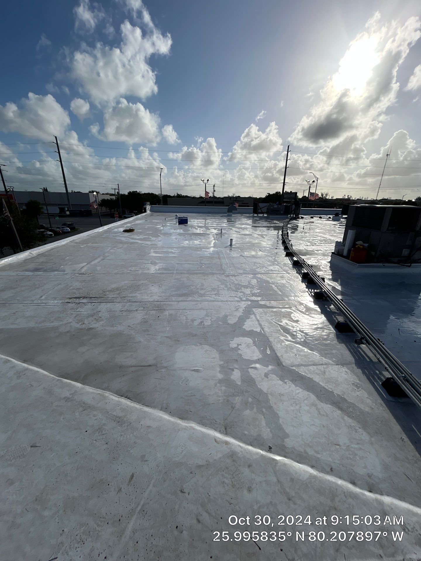 COMMERCIAL REROOF GAF TPO EVERGUARD 60 MIL SMOOTH WITH 1-1/2" INSULATION by Earl W. Johnston Roofing