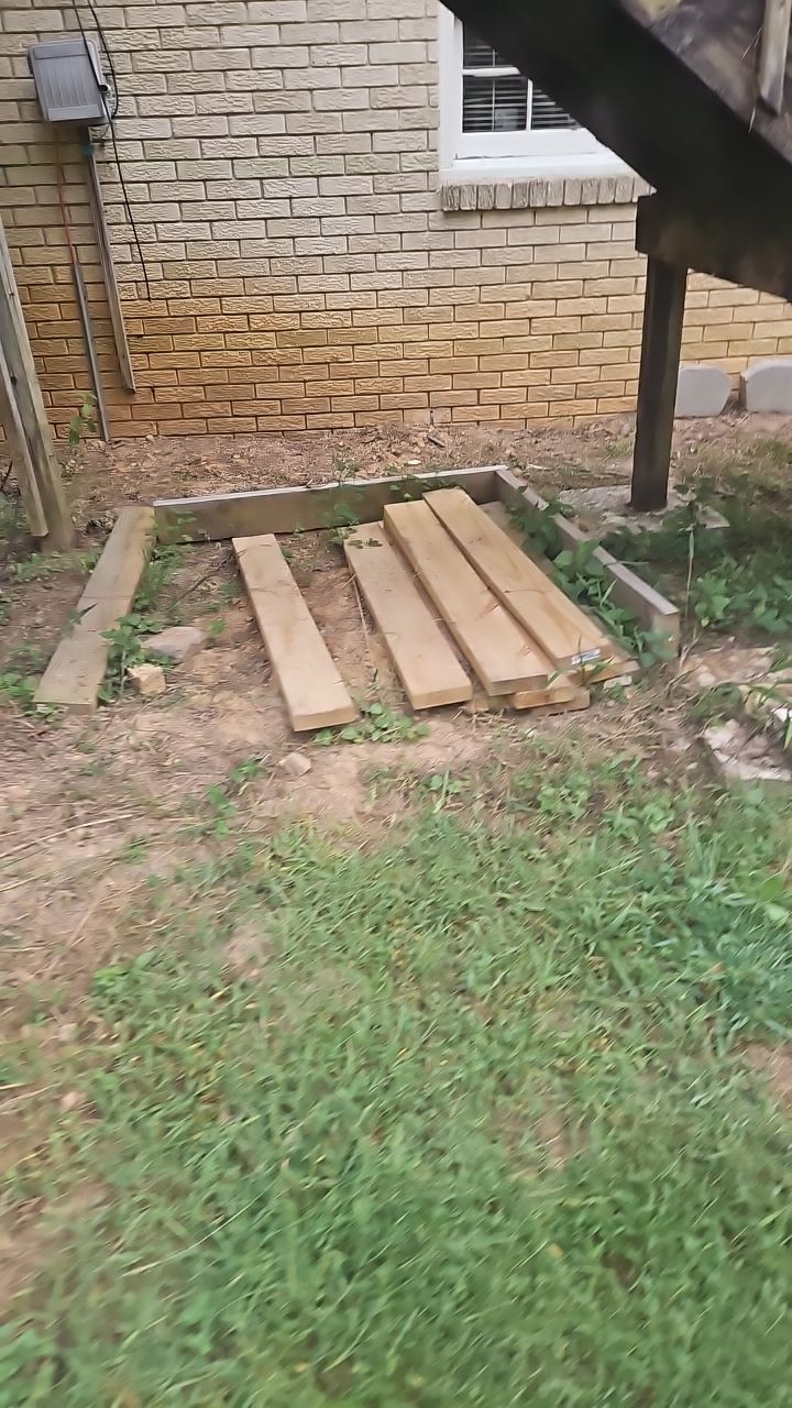 Split Rail Trail - Deck Installation  by Pillar and Pine