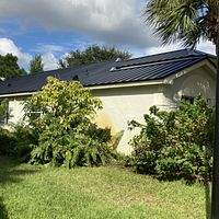 24ga 1" Nail-Strip Matte Black by Total Roofing System The Metal Roof Experts