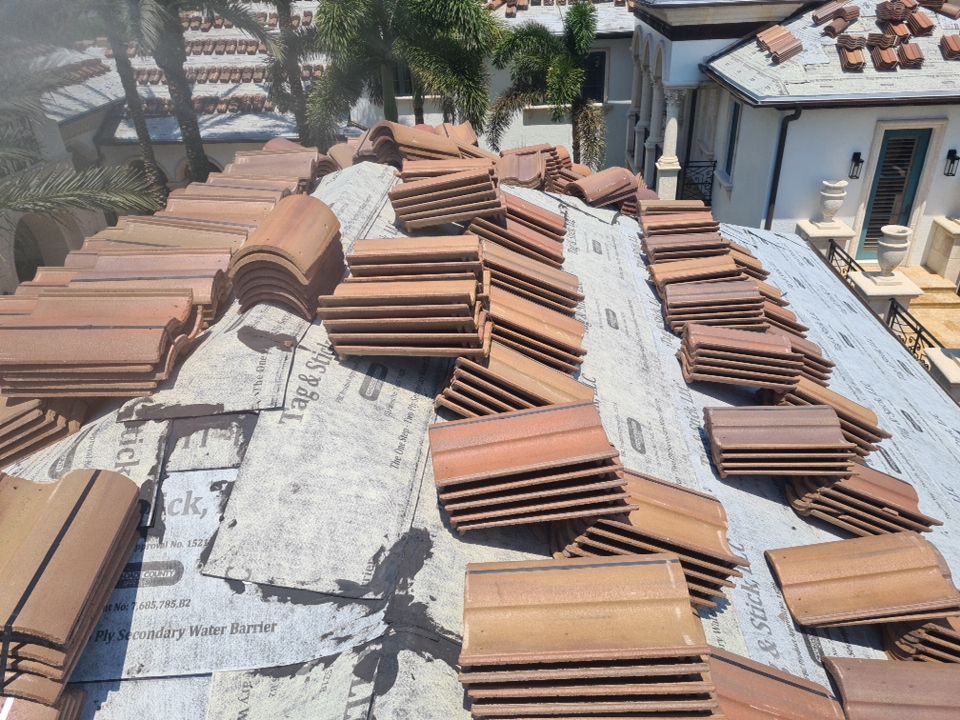 Residential Roofing Installation using Eagle Roofing Tile by BLUES BROTHERS ROOFING