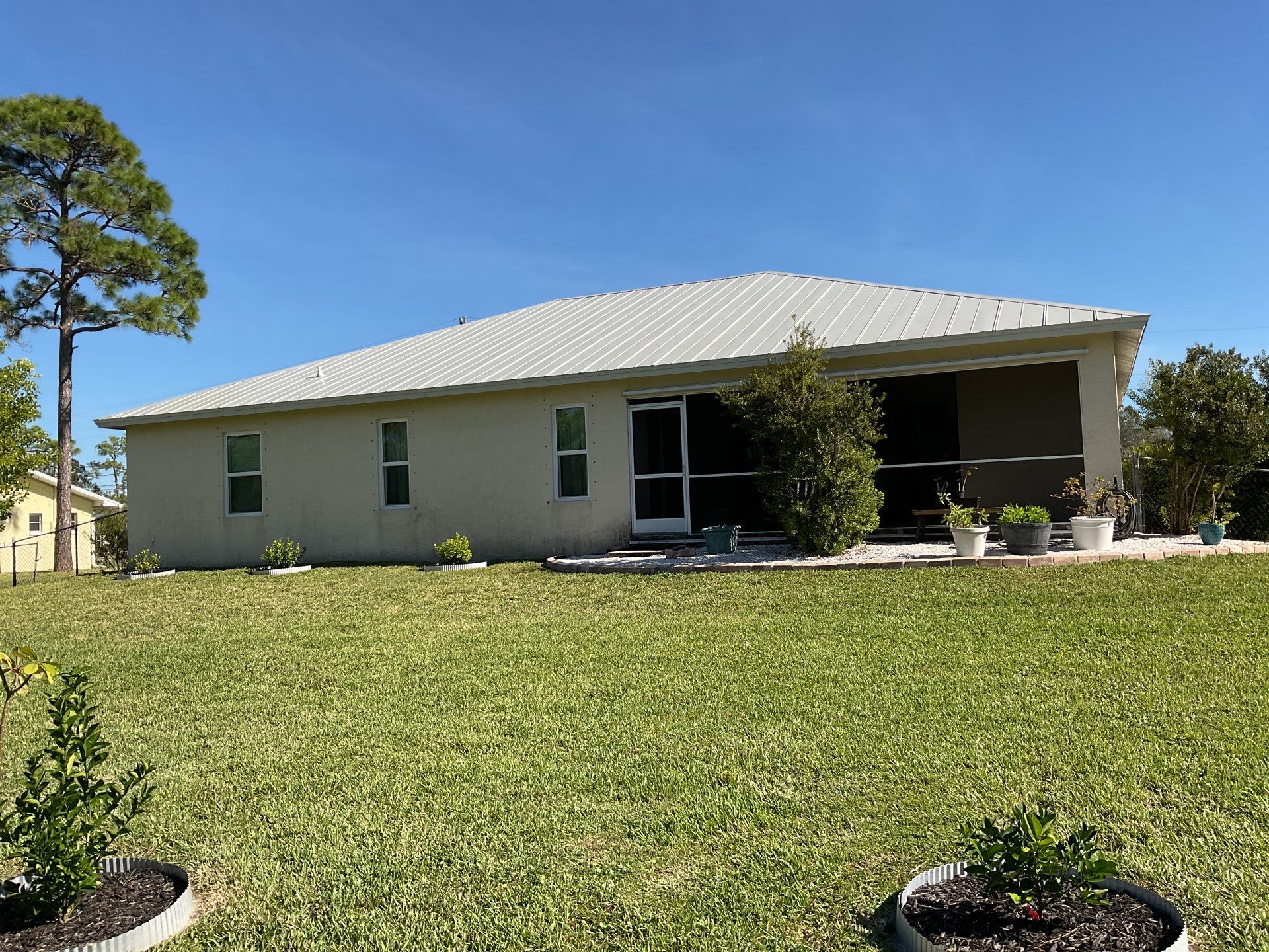 White K-Style Gutters for Modern Homes in North Fort Myers FL by Gutter Professors