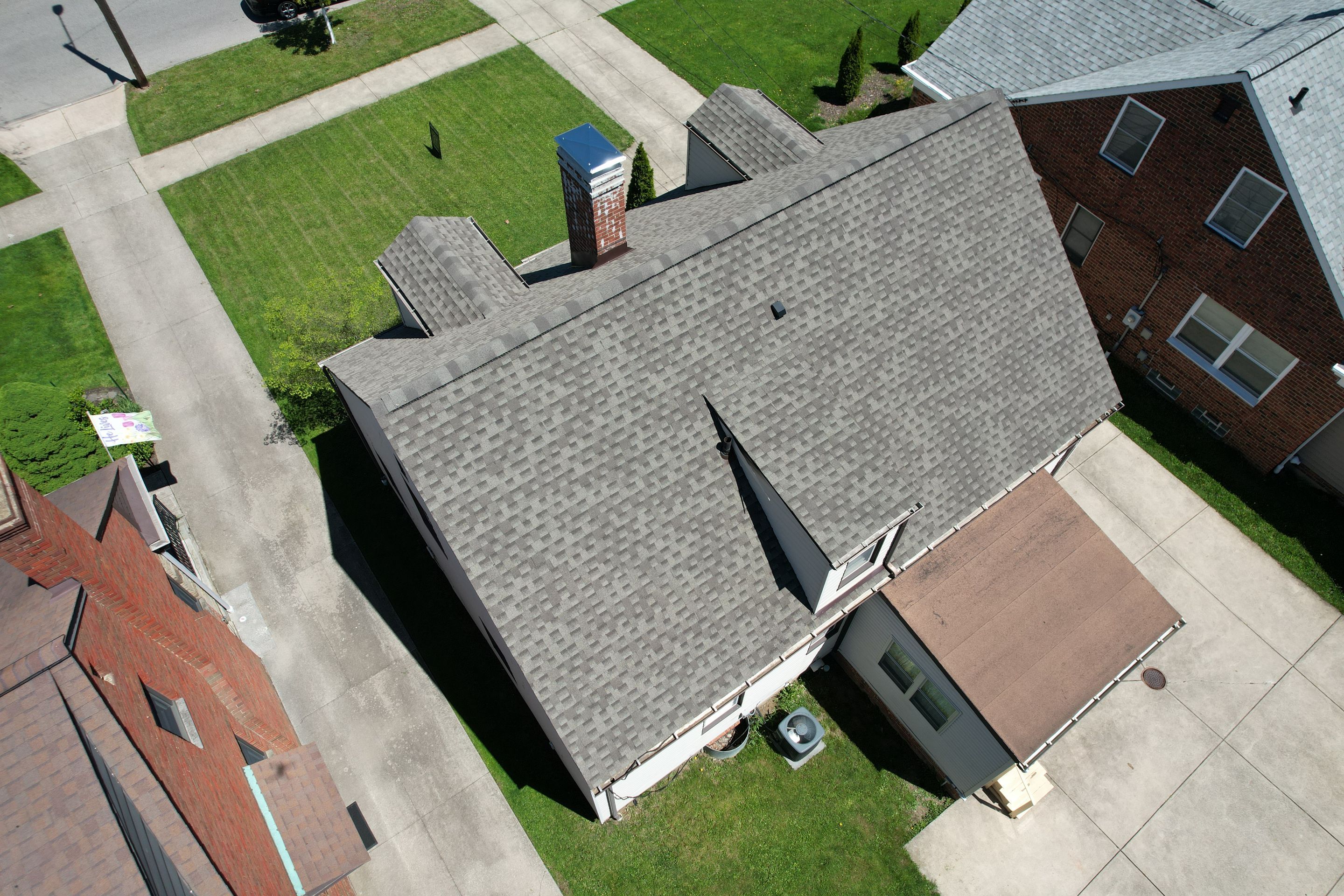 Residential Roof Replacement using GAF Timberline HDZ Weathered Wood by Atlas Roofing & Restoration