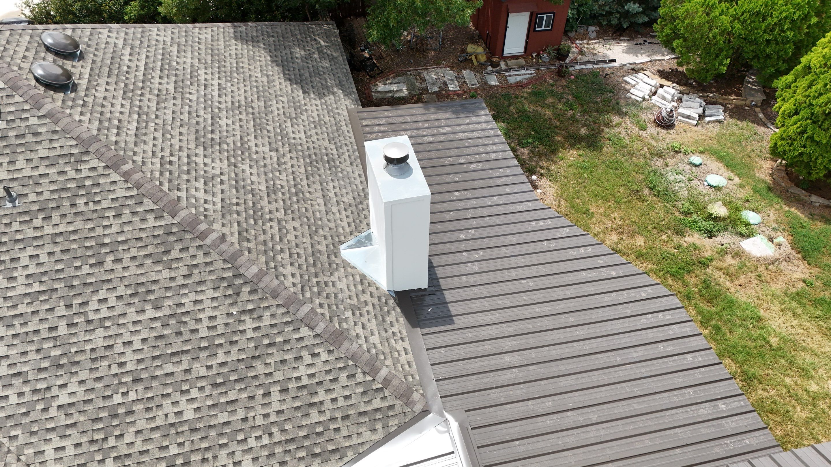 Residential Roof Replacement using GAF - HDZ - Weathered Wood by Action Exteriors Austin