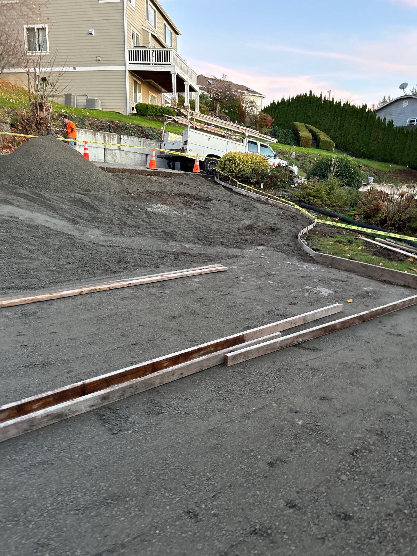 Raphil Haswega Concrete Driveway  by Jireh Asphalt & Concrete Inc 