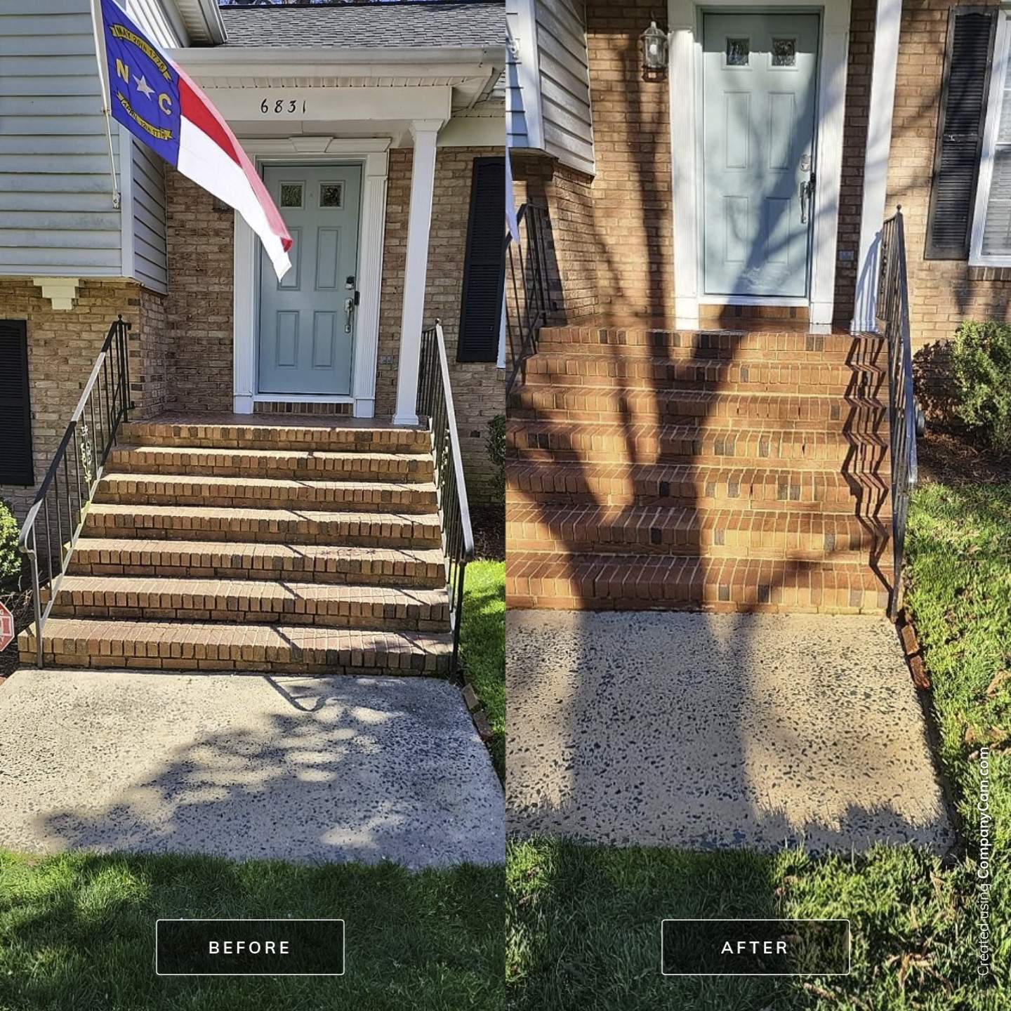 House Wash using cleaner by G&H Home Tech Pros LLC