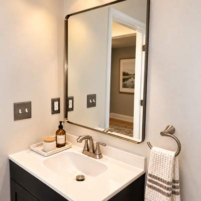 Modern Bathroom Remodel with Walk-In Shower & Contemporary Finishes
