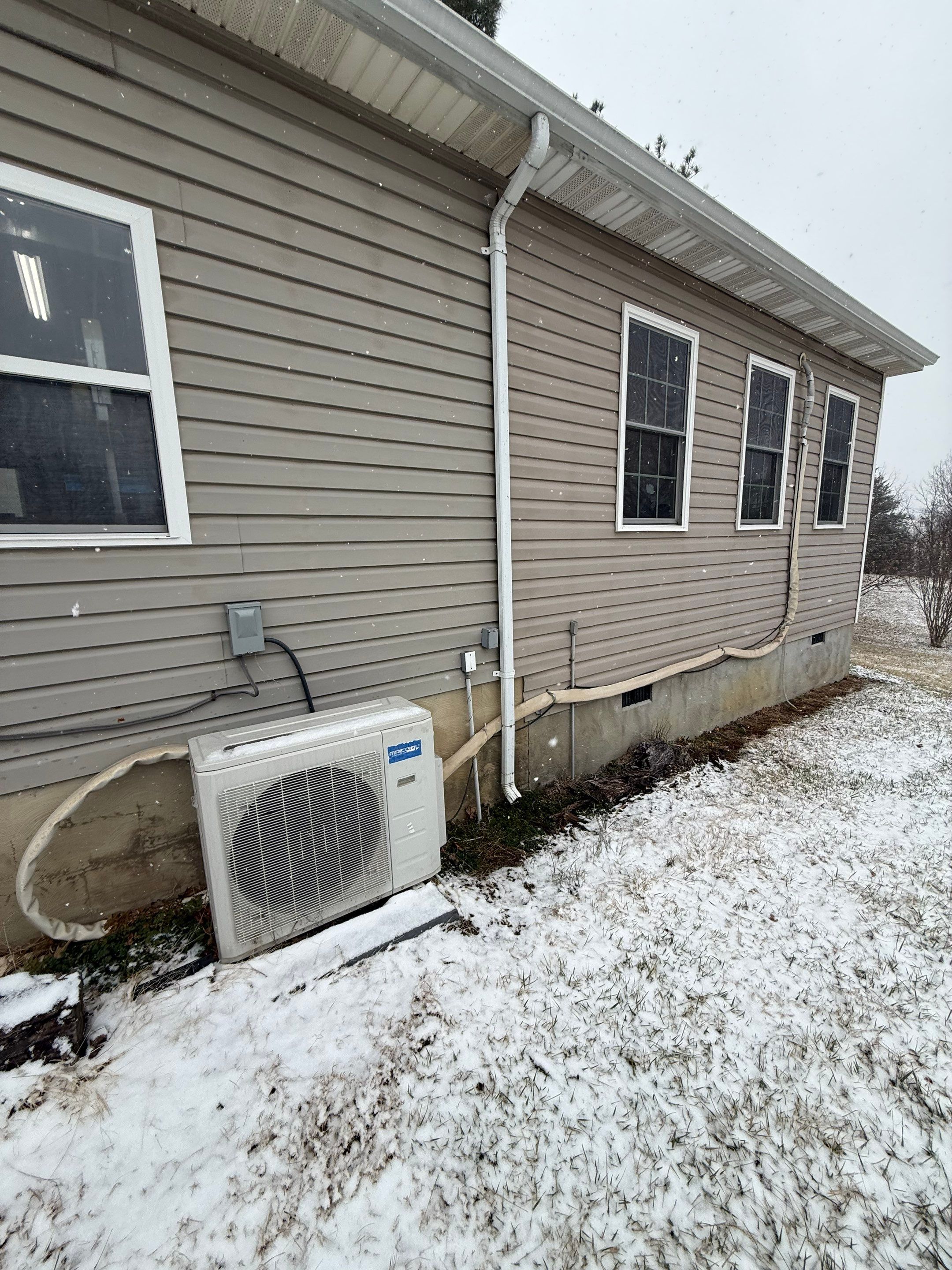 Mitsubishi Mini-Split install in New MArket by Elemental Heating and air conditioning LLC