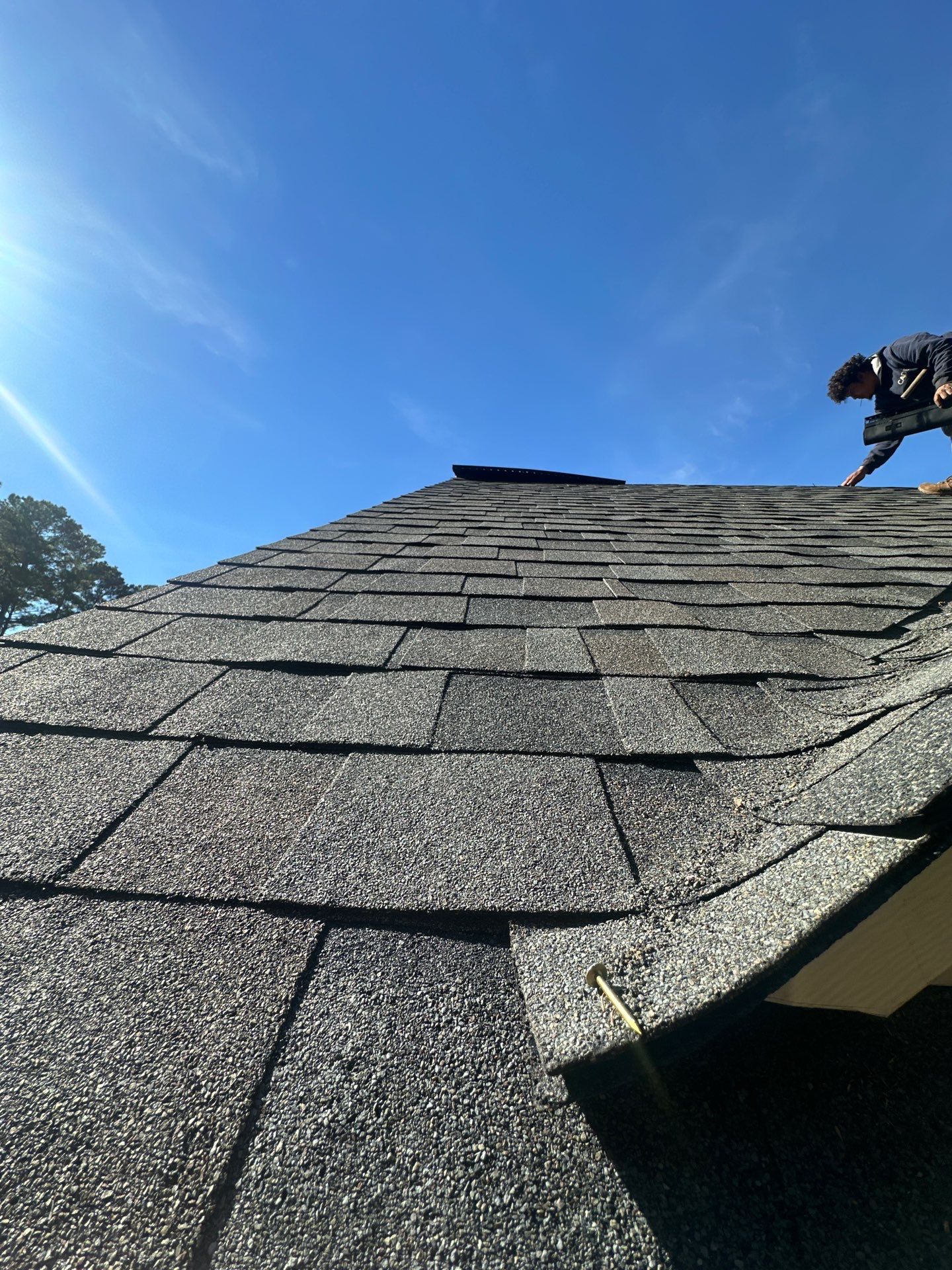 Mathews Residential Roof Replacement Using Owens Corning Duration Shingles by Cade Construction
