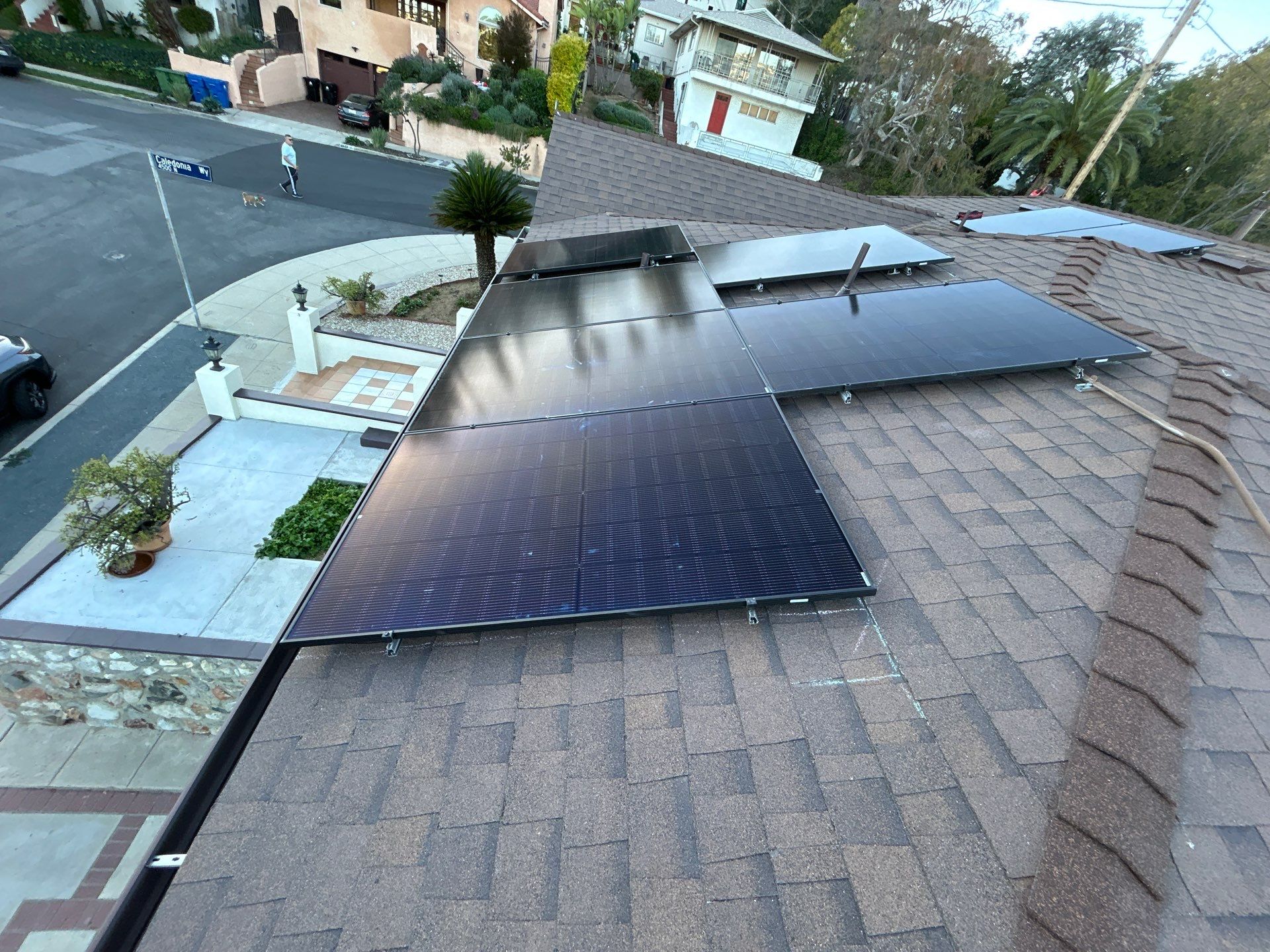 Los Angeles Residential Solar Panel Installation with Enphase Microinverters by AWS Solar