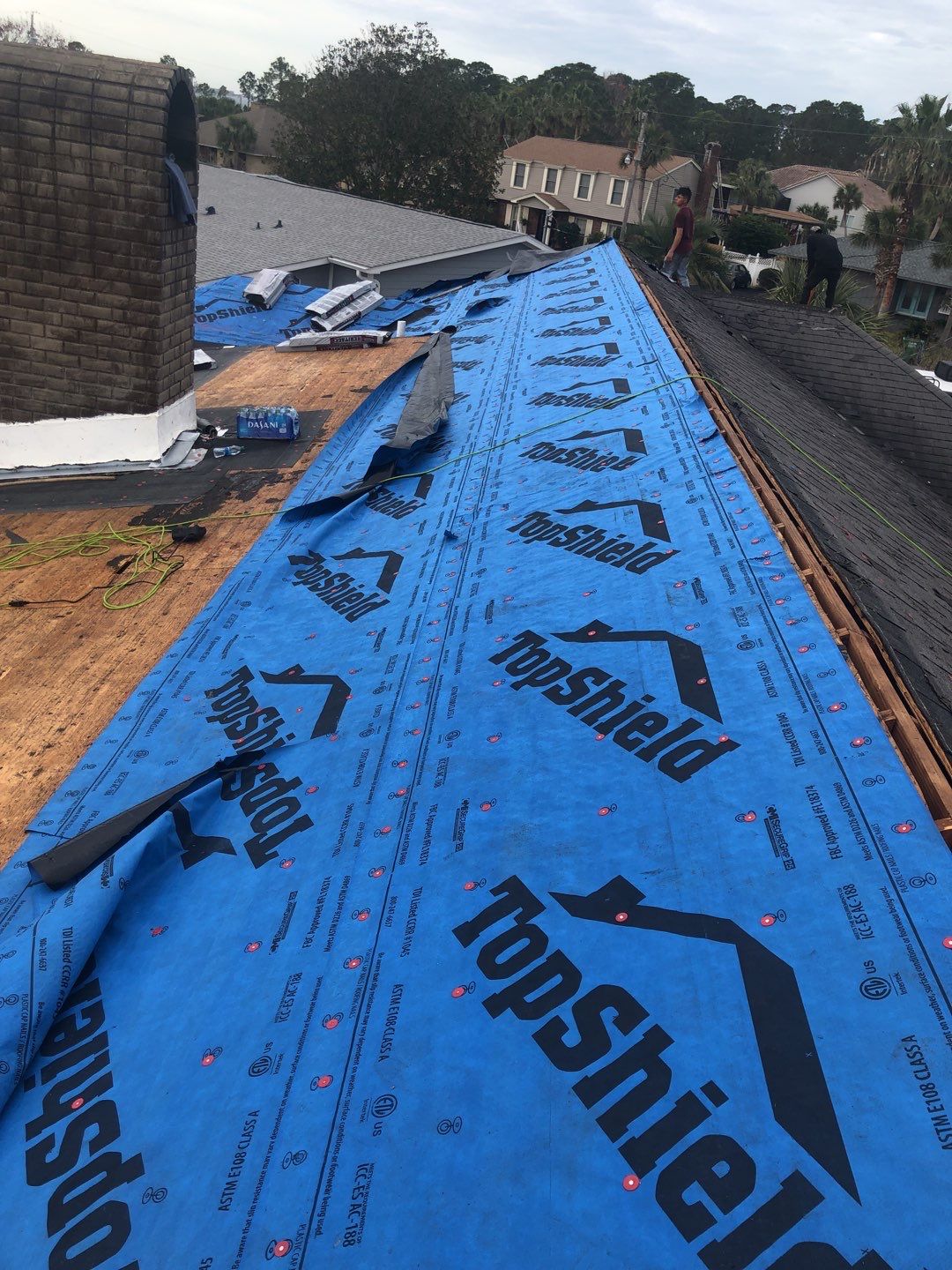 Residential Roof Repair using Certainteed Shingles by Antoine Building Company