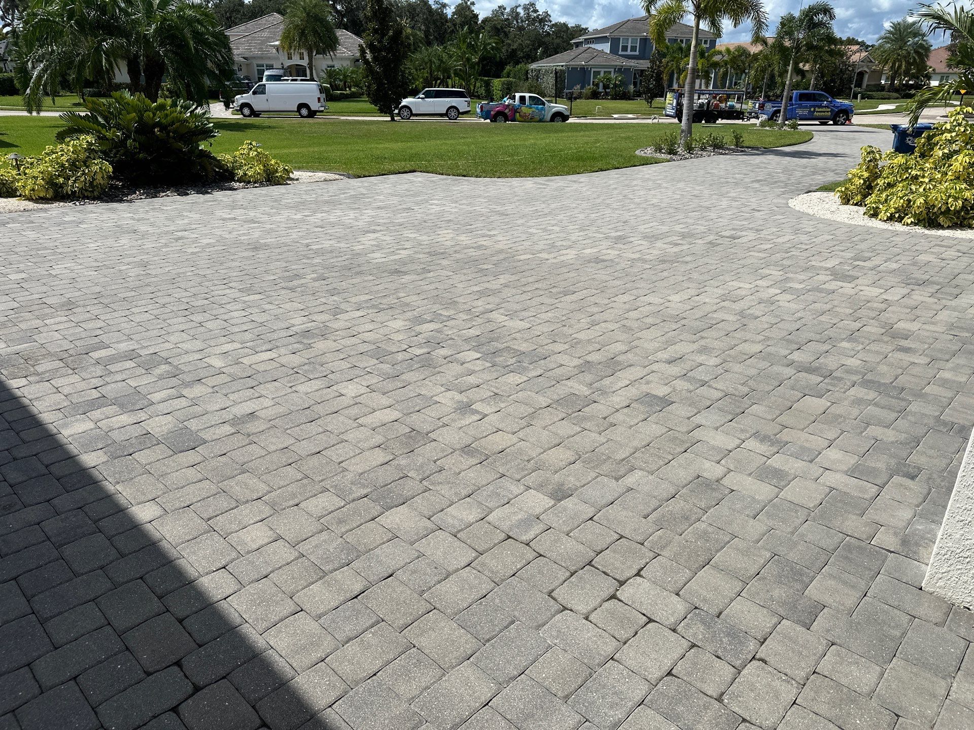 Driveway and Pool Deck Cleaning in Bradenton, FL | Winding River Community by Sunshine AquaWash