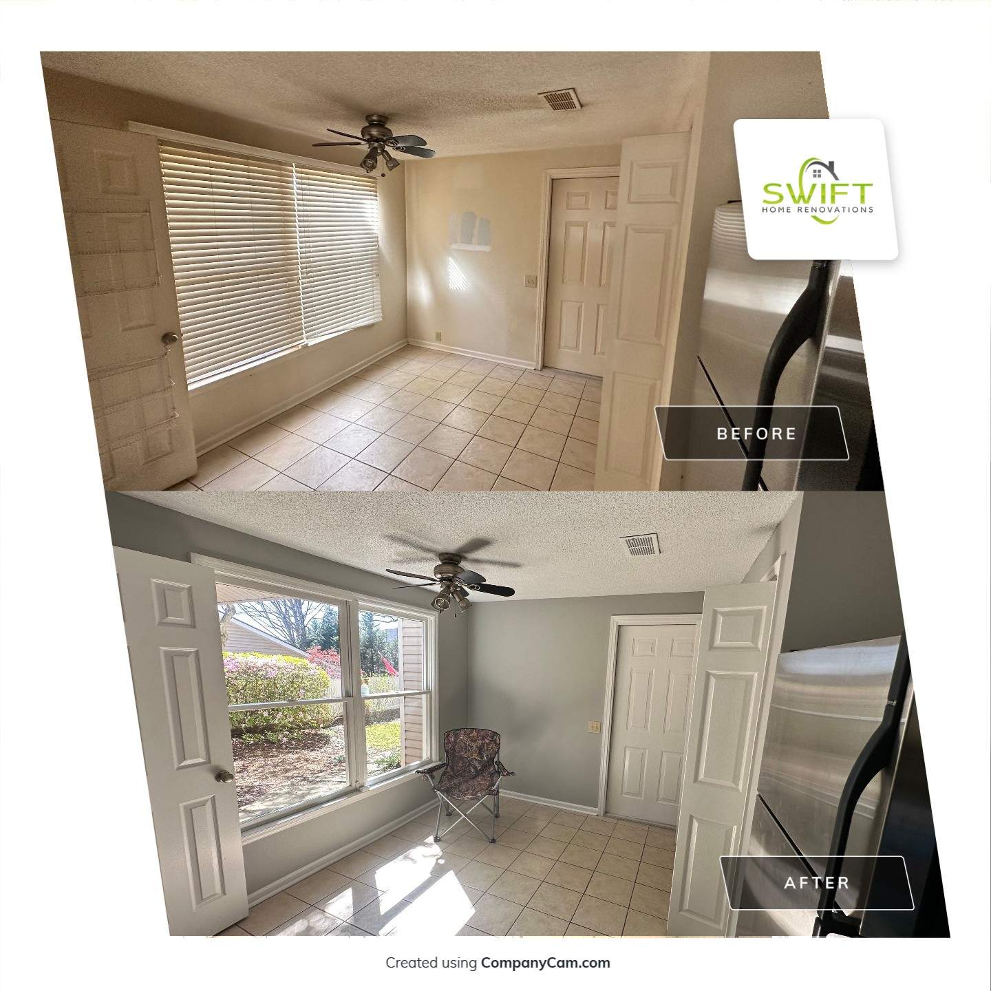 Comprehensive Interior Painting Refresh in Atlanta by Swift Home Renovations