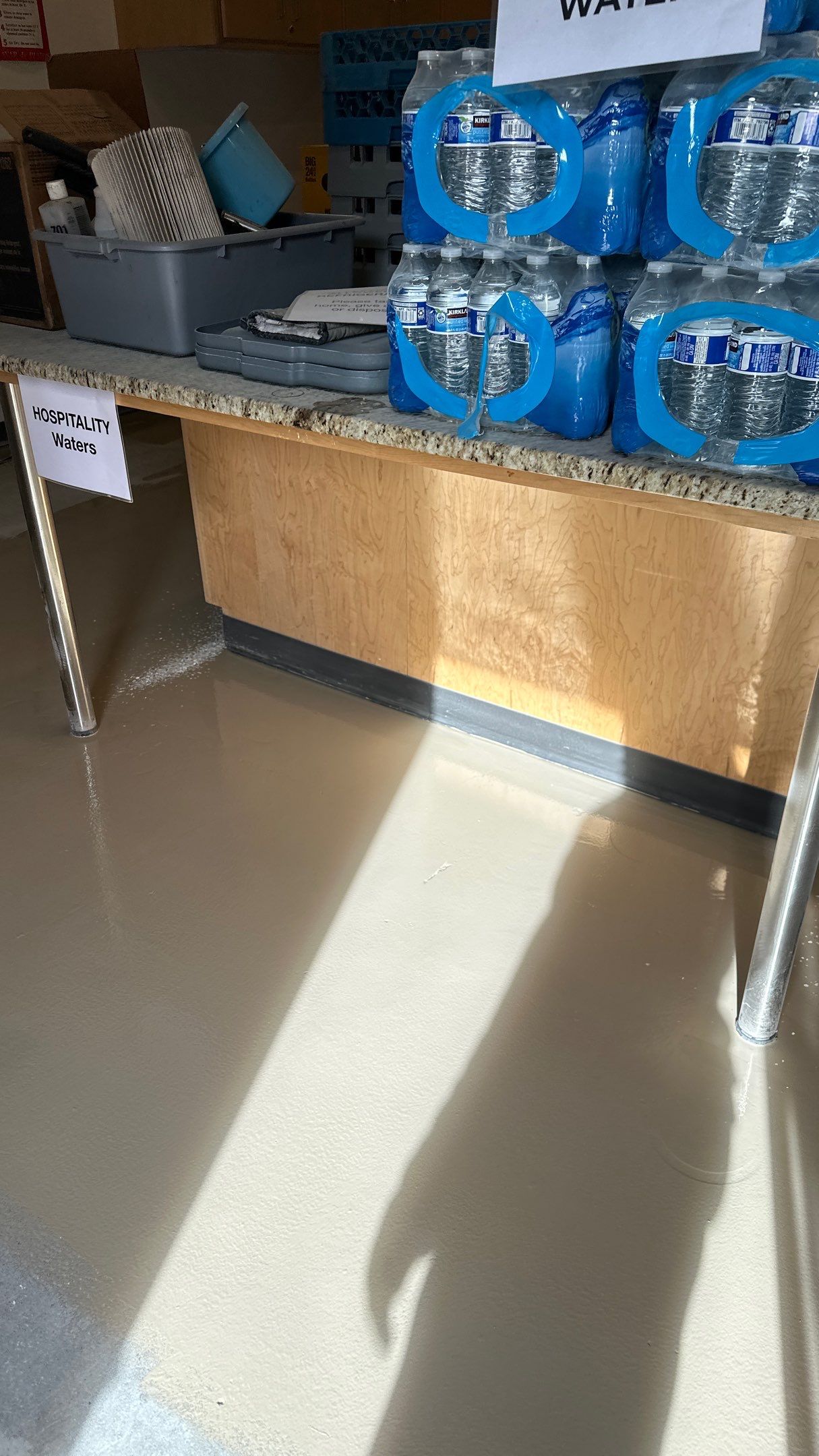 Commercial Kitchen Floor Transformation using Mt Everest by Croc Coatings, LLC