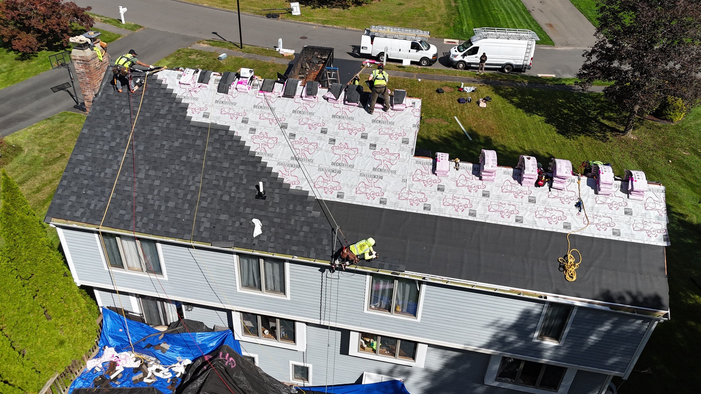 Owens Corning Duration: Onyx Black in Farmington, Connecticut by Golden Shield Roofing