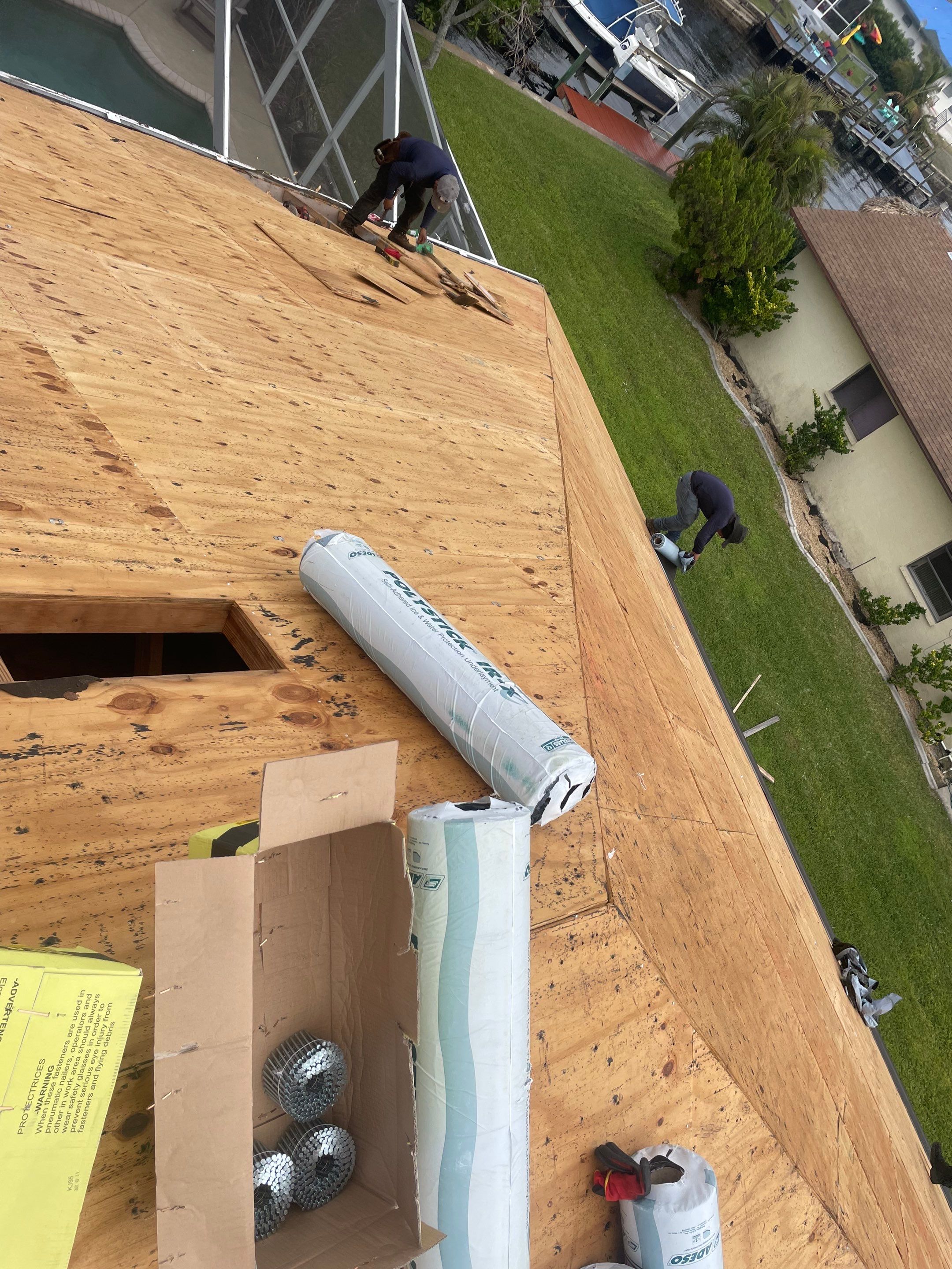Residential Roofing Installation using Owens Corning Duration Shingles by Four Peaks Roofing