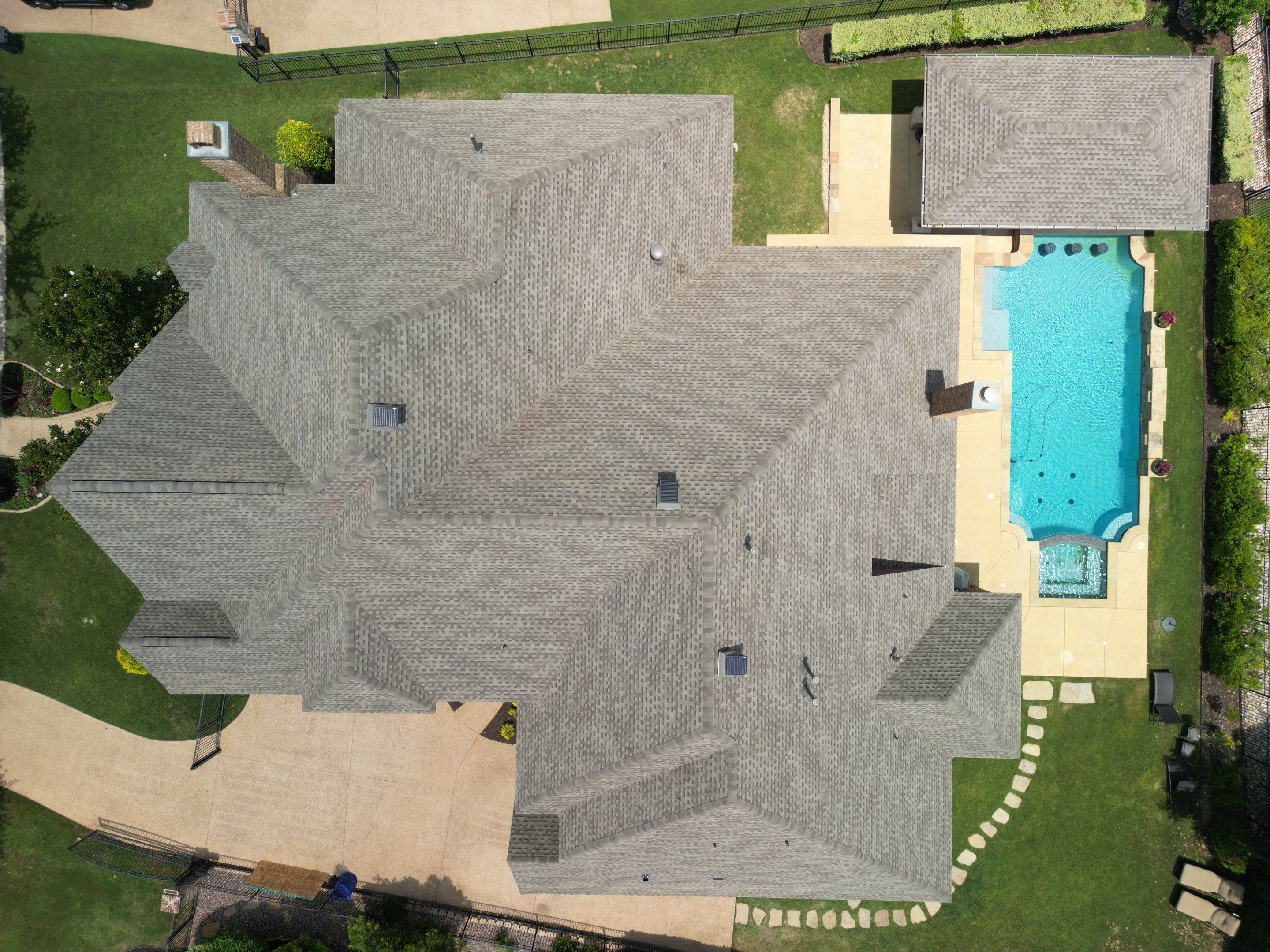 Beautiful Estate Remodel - Roof, Copper Gutters, Exterior Stain, Siding Replacement by First United Roofing & Construction