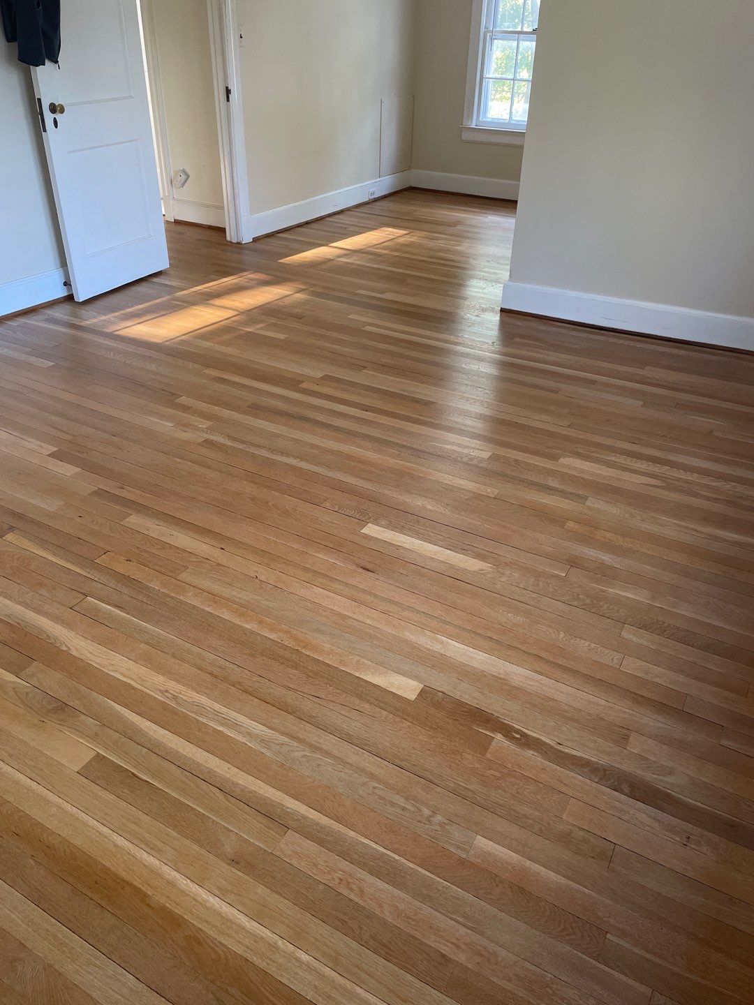 Severly worn floors, restored by Accent Custom Floors