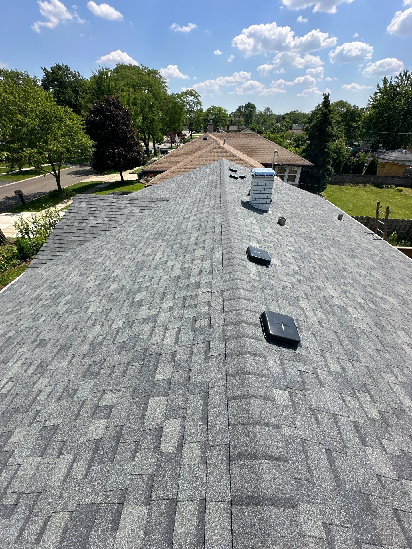 Residential Roofing Installation using Owens Corning  by Perfect Exteriors Inc. 