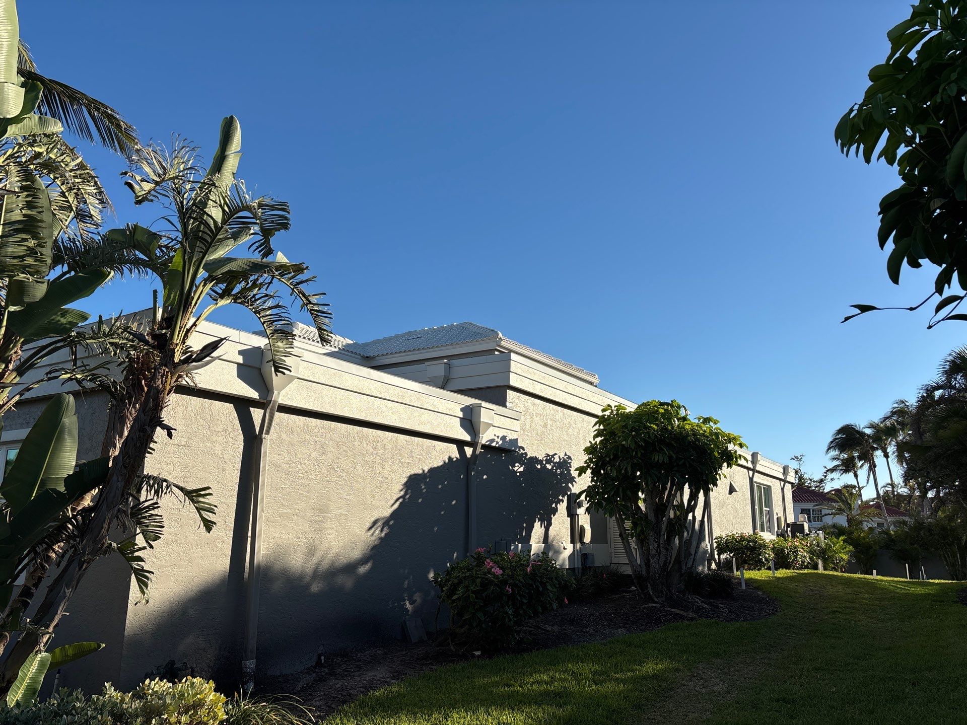 Aluminum Gutter Upgrade for Beachfront Homes in Longboat Key FL by Gutter Professors